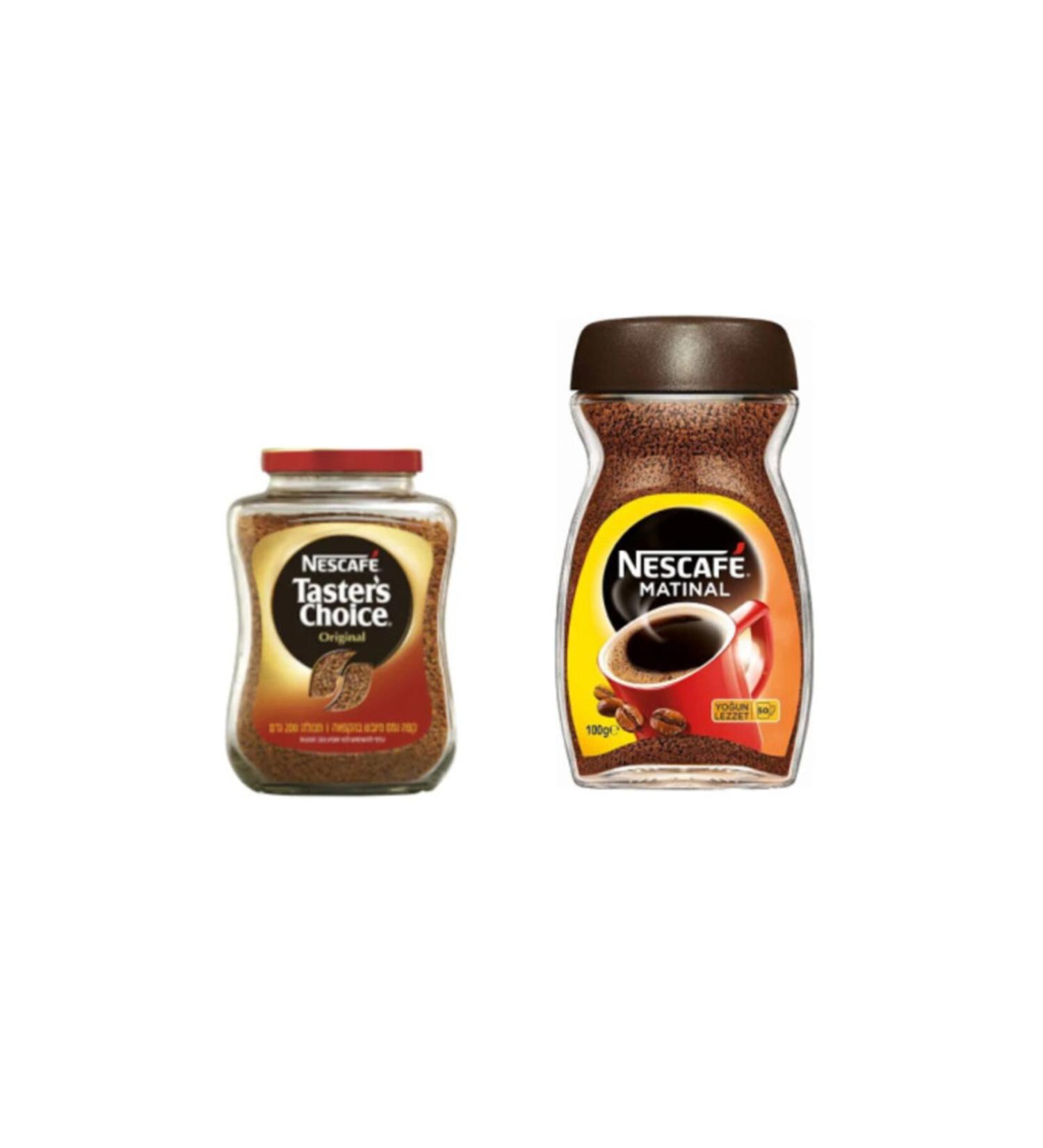 Nescafe Taster's Choice 100 Gram + Matinal 100 Gram Soluble Granulated Coffee Set of 2