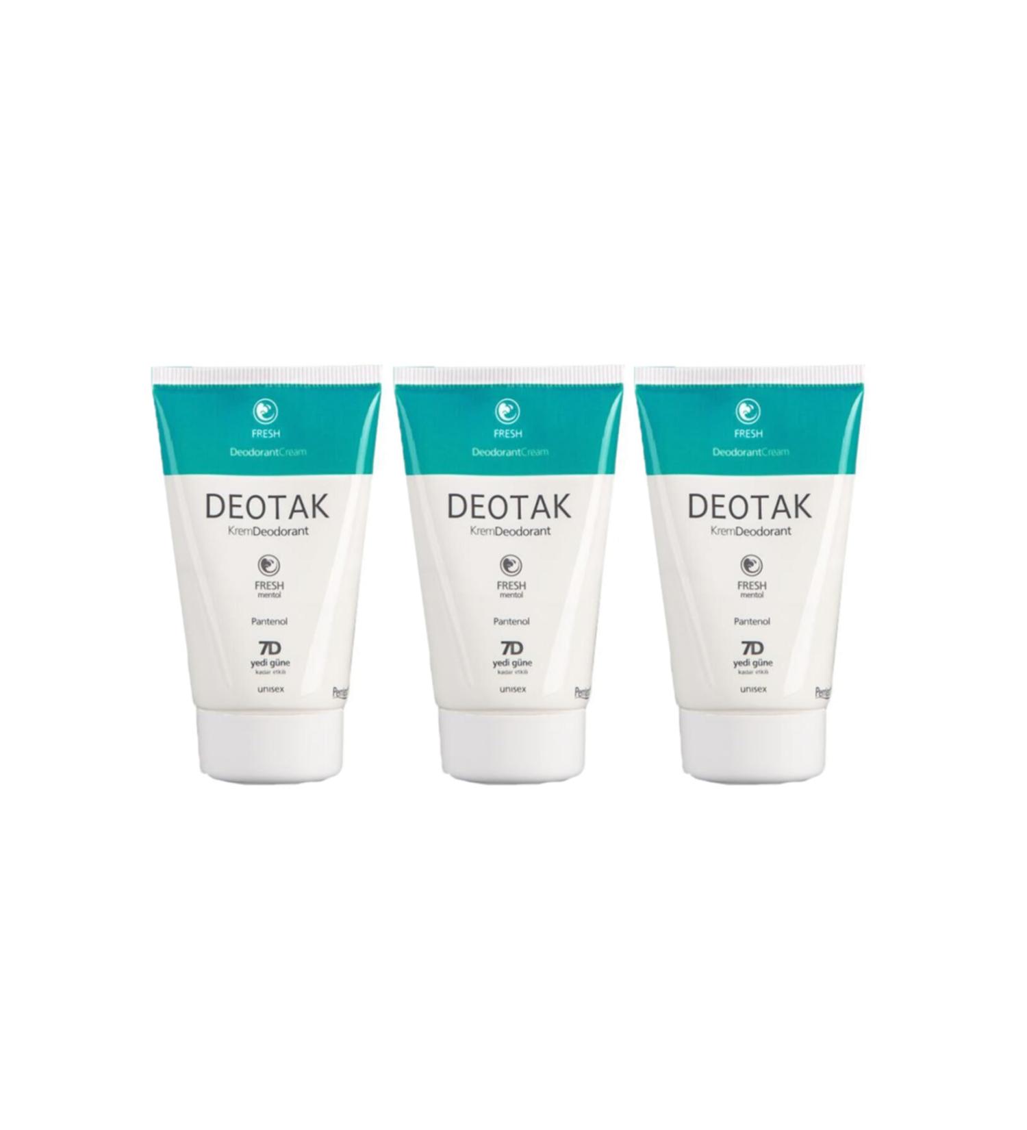 Deotak Unisex Cream Deodorant Set of 3