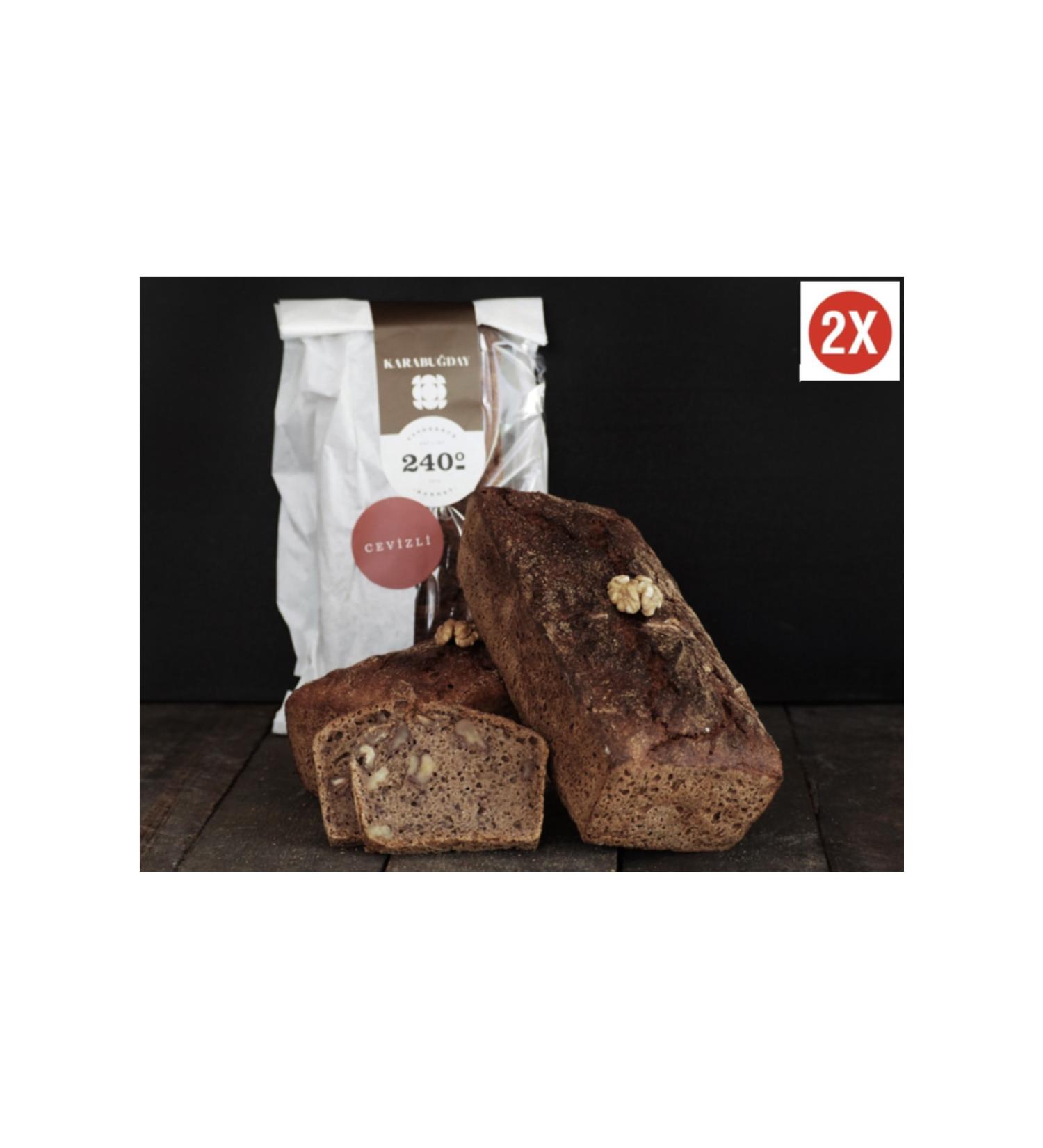 240degree 240 Degree Sourdough Walnut Buckwheat Bread 800g X 2 Pieces