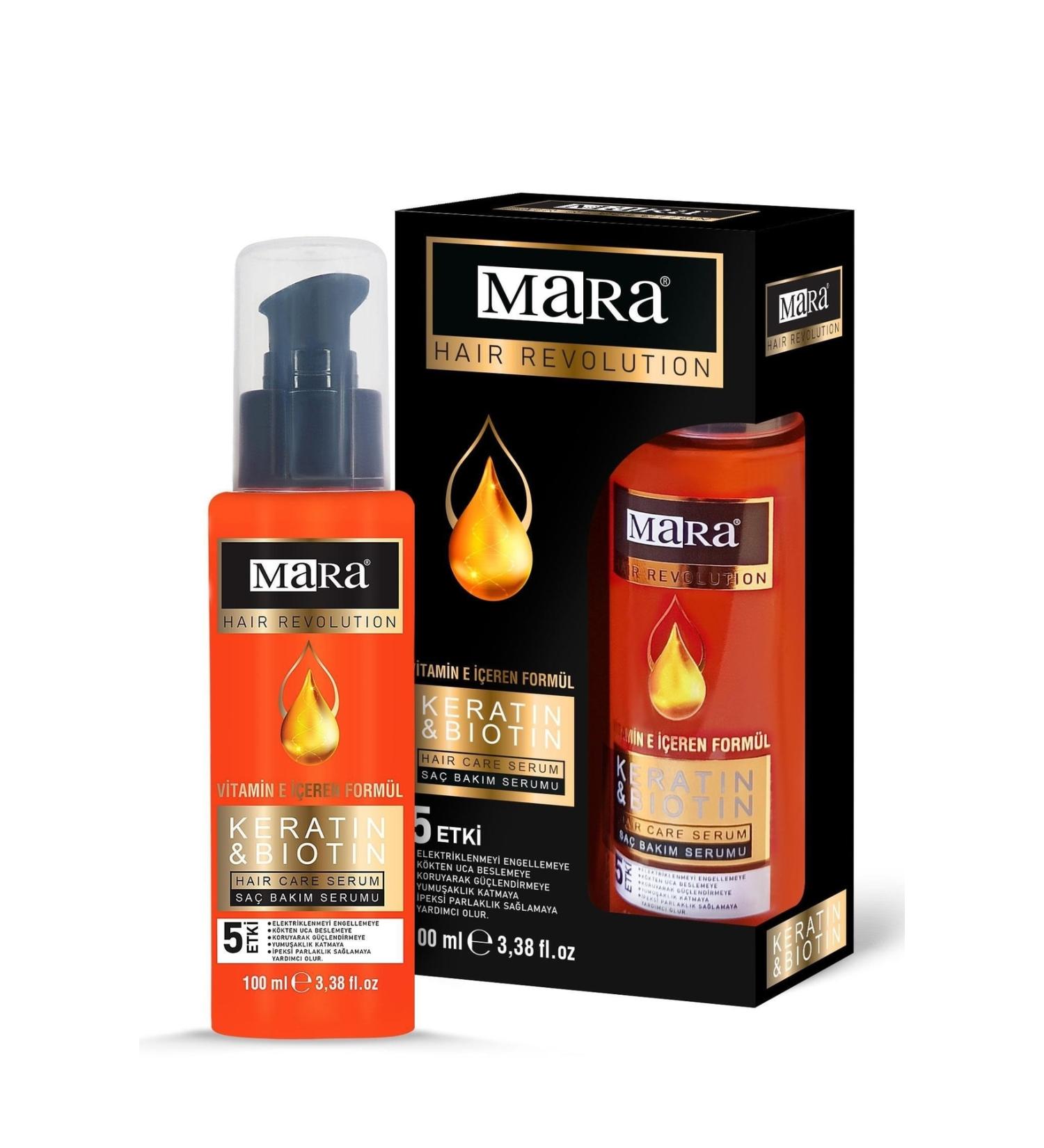 Mara Keratin&biotin Care Oil for Damaged Hair 100ml - Buy Online on GoSupps.com