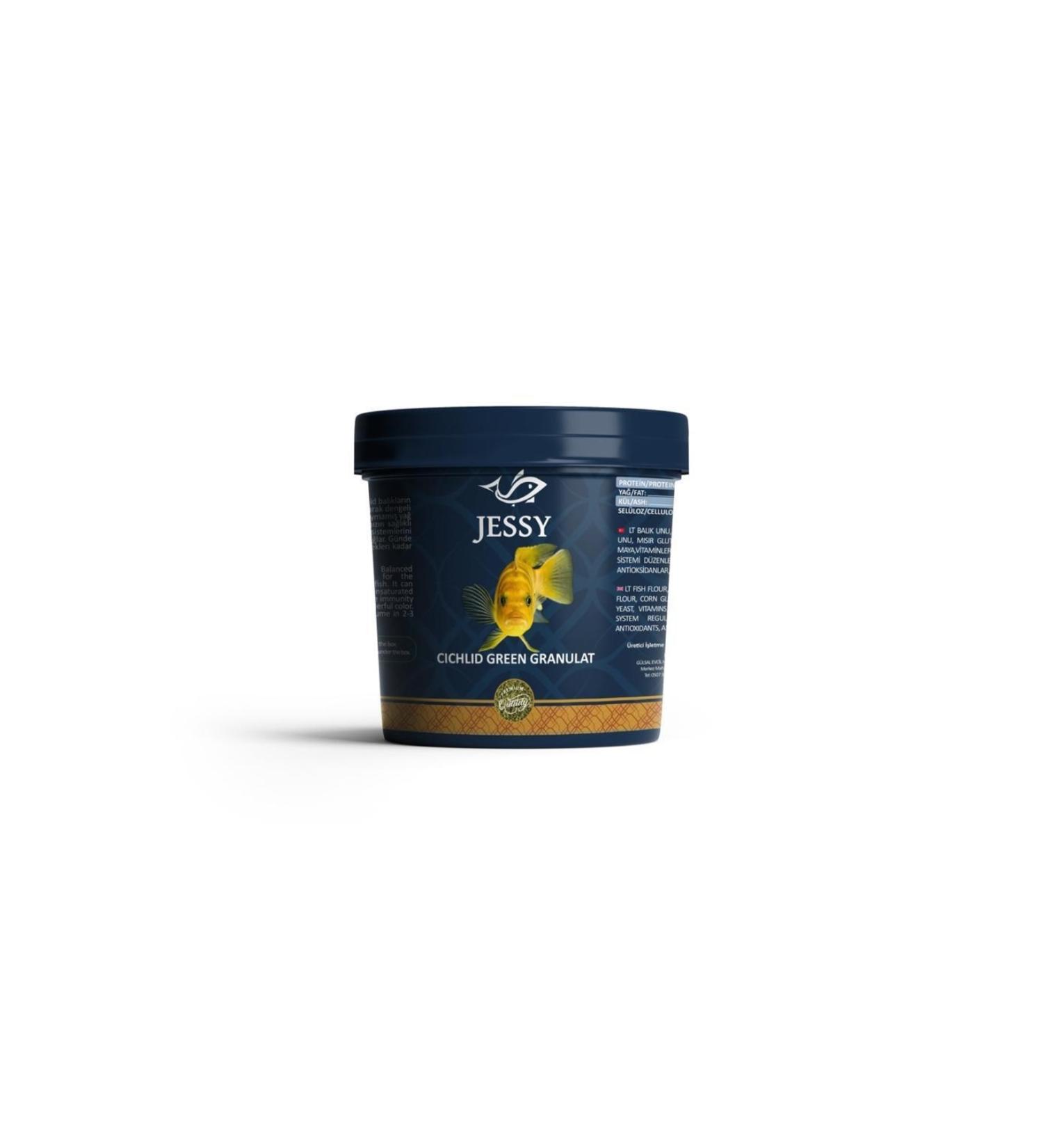 JESSY Cichlid green granulated fish food 3 kg