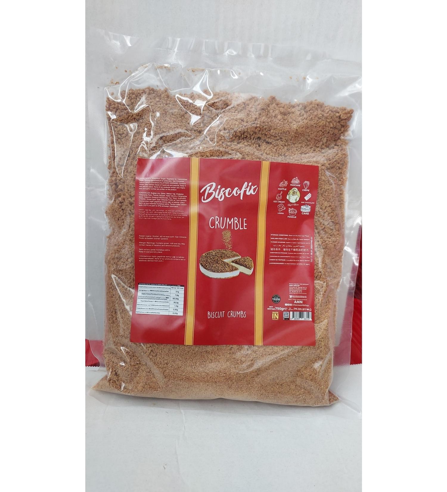Chocoworld Biscofix Crumble 750gr Biscuit Breaks - Buy Online on GoSupps.com