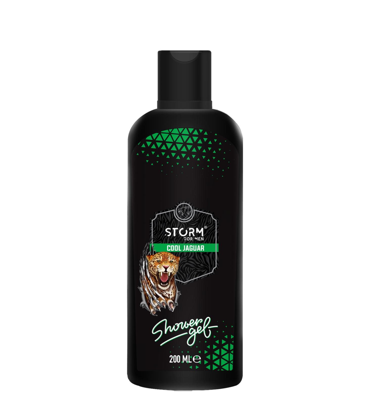 Storm Men Cool Jaguar Body Shower Gel 200 Ml