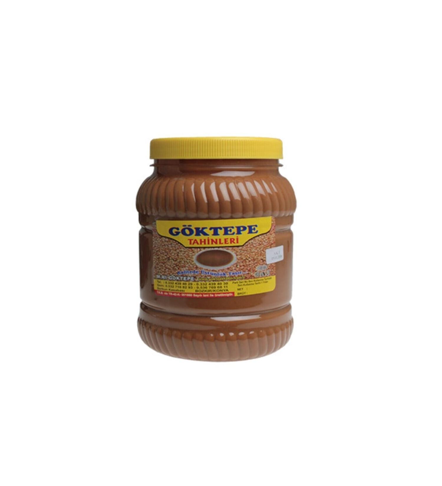G ktepe Bozk r Tahini Bran-Free Tahini 1850gr Plastic Box
