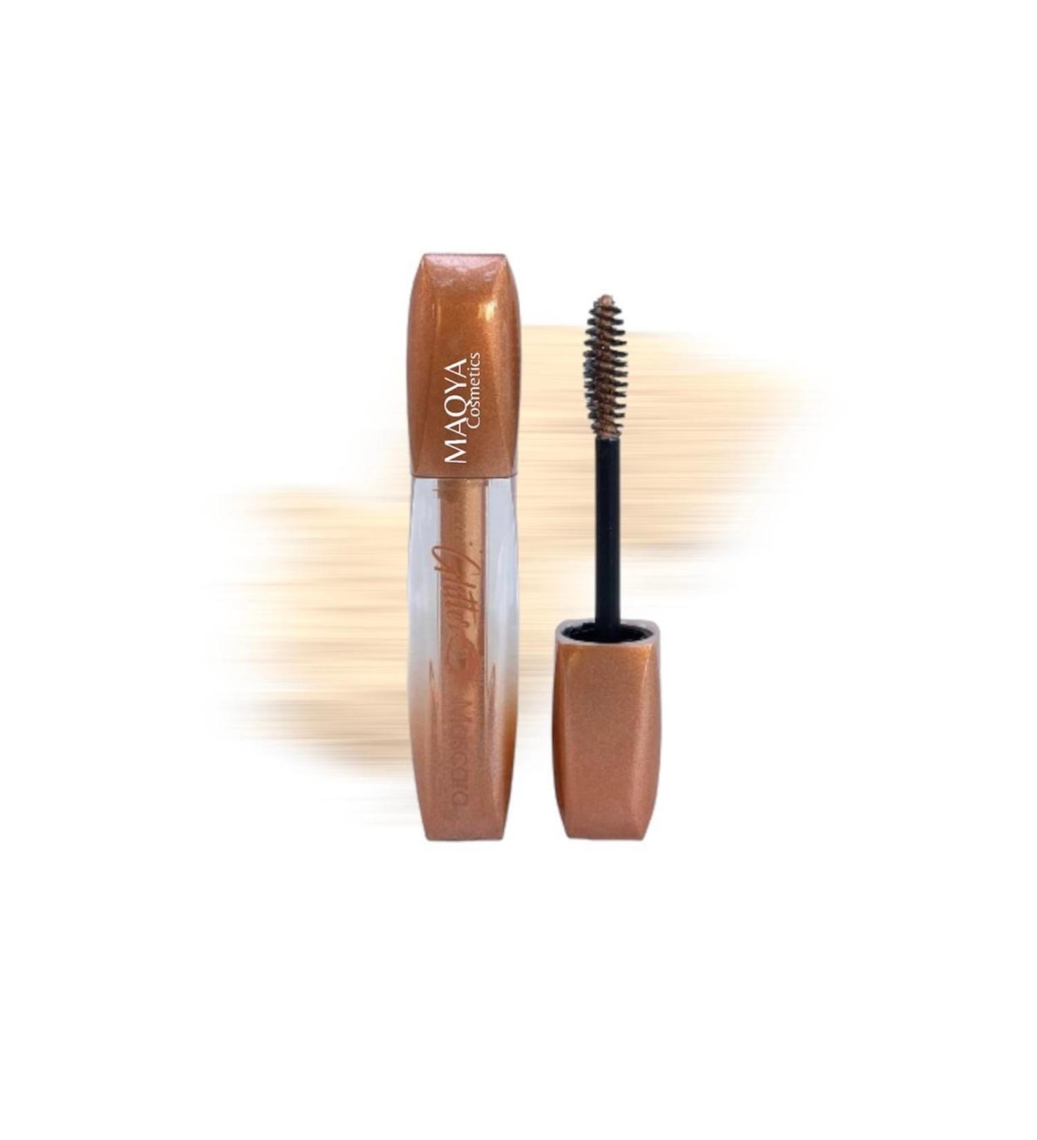 MAQYA Cosmetics Glitter Color Mascara & Brown Glitter