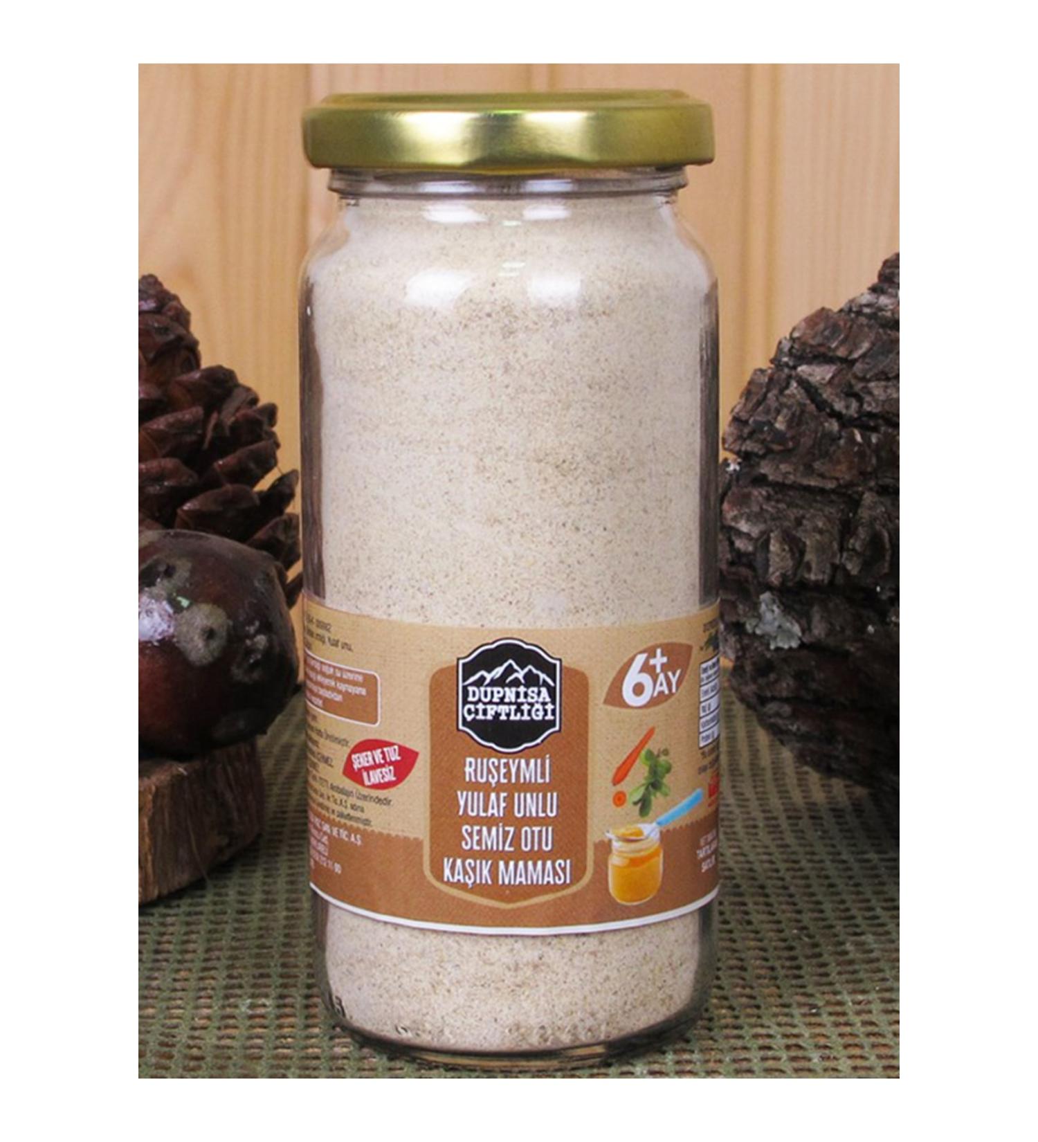 Dupnisa Farm Purslane Spoon Food with Wheat Germ and Oatmeal + 6 Months 200gr