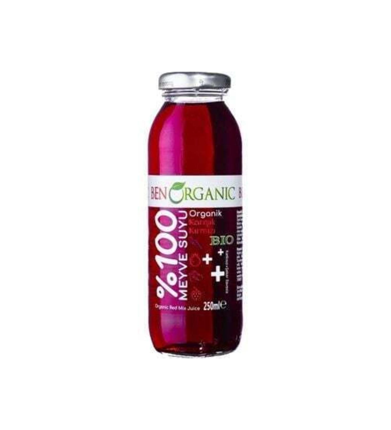 Natural Organic Fruit Juice 250 ml Mixed Red Fruit Juice