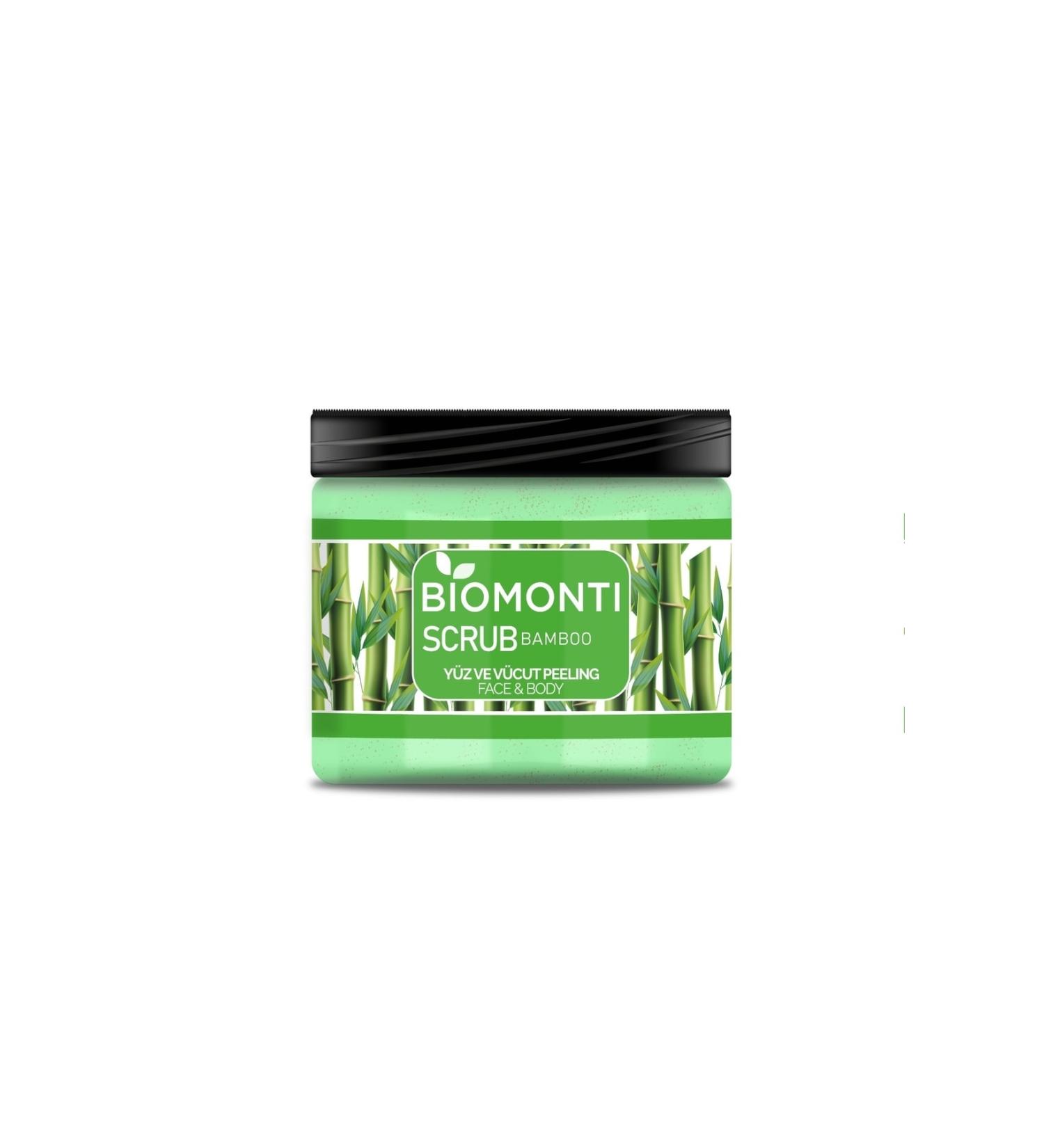 BIOMONTI Scrub Bamboo Face and Body Peeling 500ml