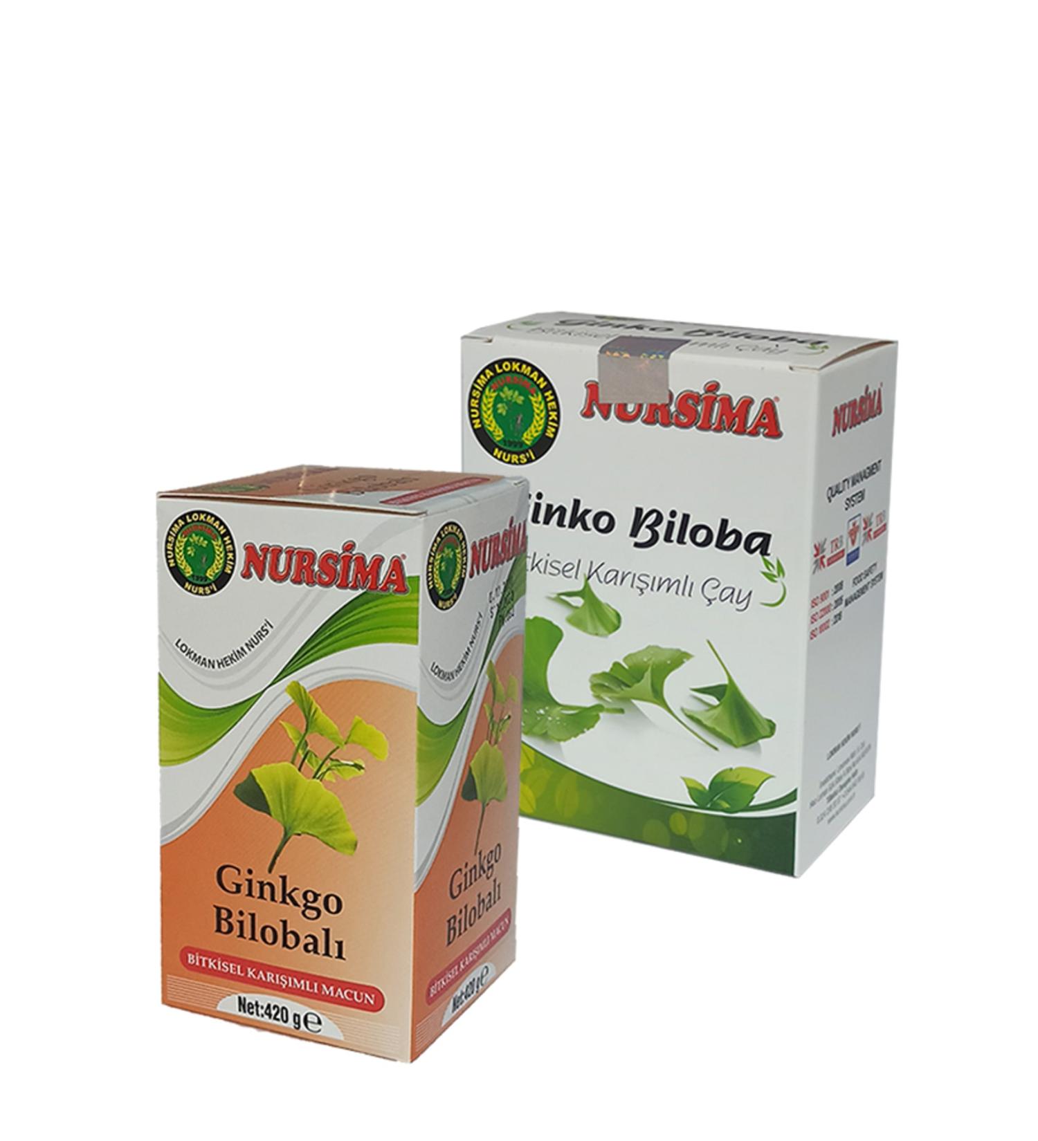 Nursima Ginko Gilobali Herbal Product Set
