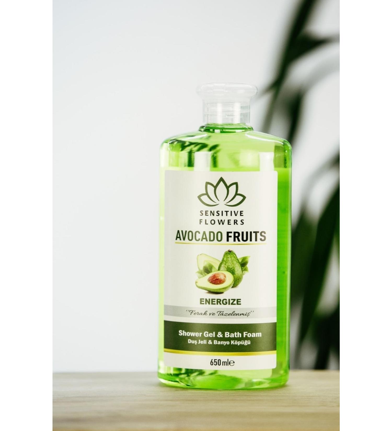 Sensitive Flowers Avacado Fruits Energize Du Jeli 650 Ml