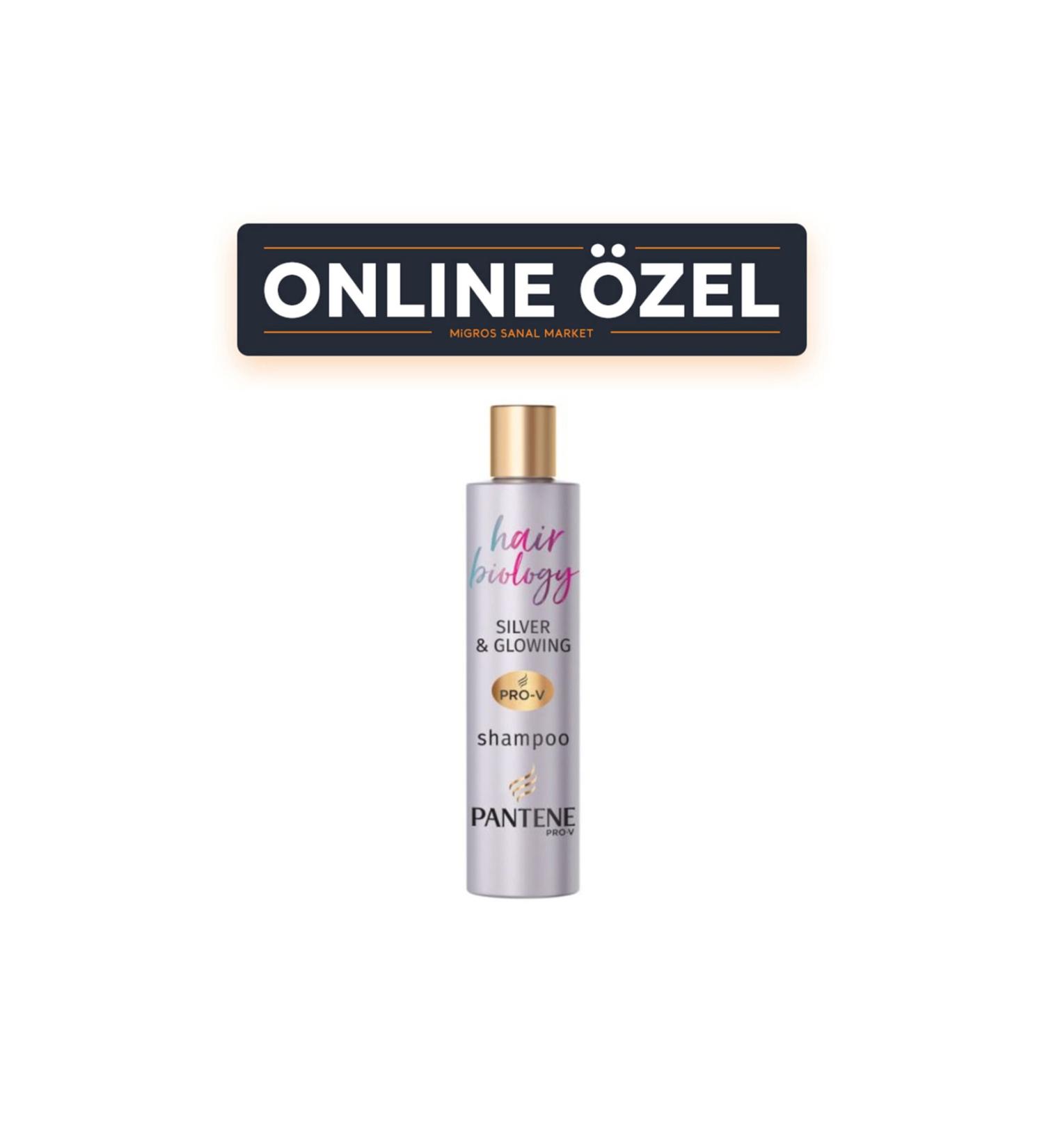 Pantene Hair Biology Anti-Orange Silver Purple Shampoo For Blonde And Gray Hair 250 Ml - Buy Online on GoSupps.com