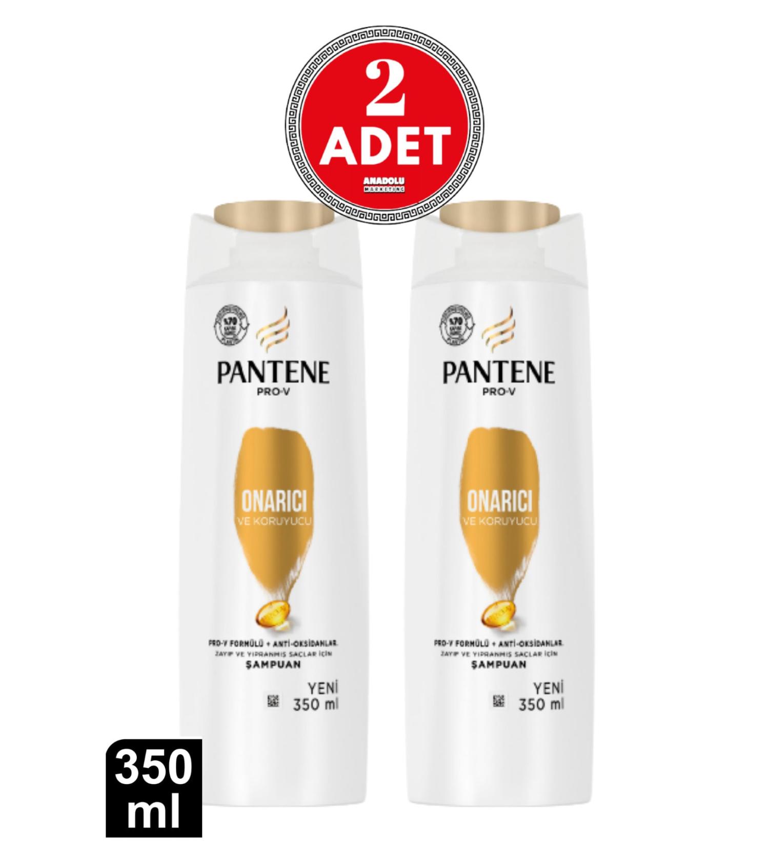 Pantene Repair and Protective Shampoo 350 Ml 2 Pieces - Buy Online on GoSupps.com