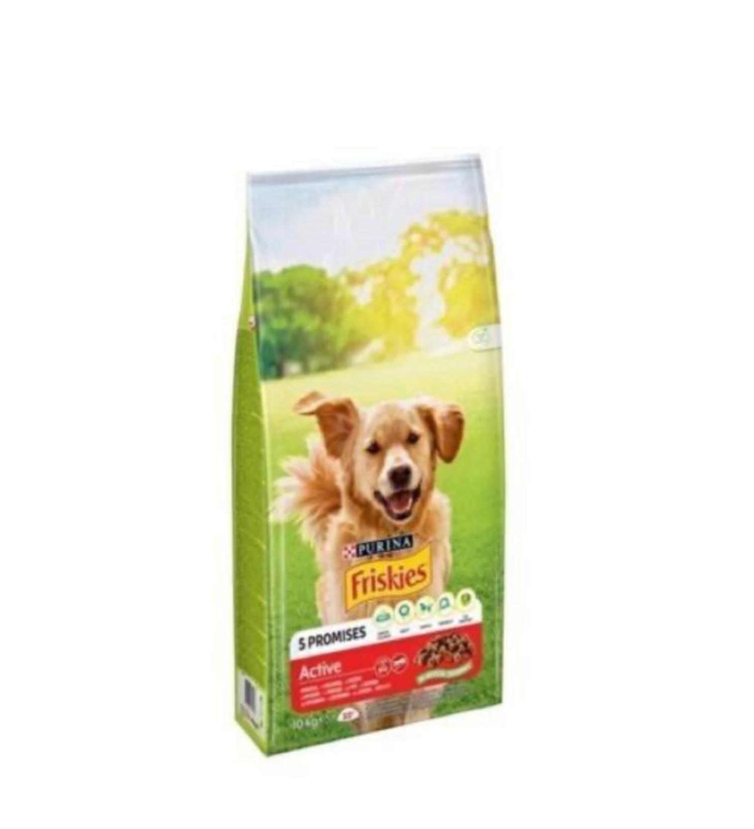 Friskies Active Meaty Adult Dog Food 10 Kg