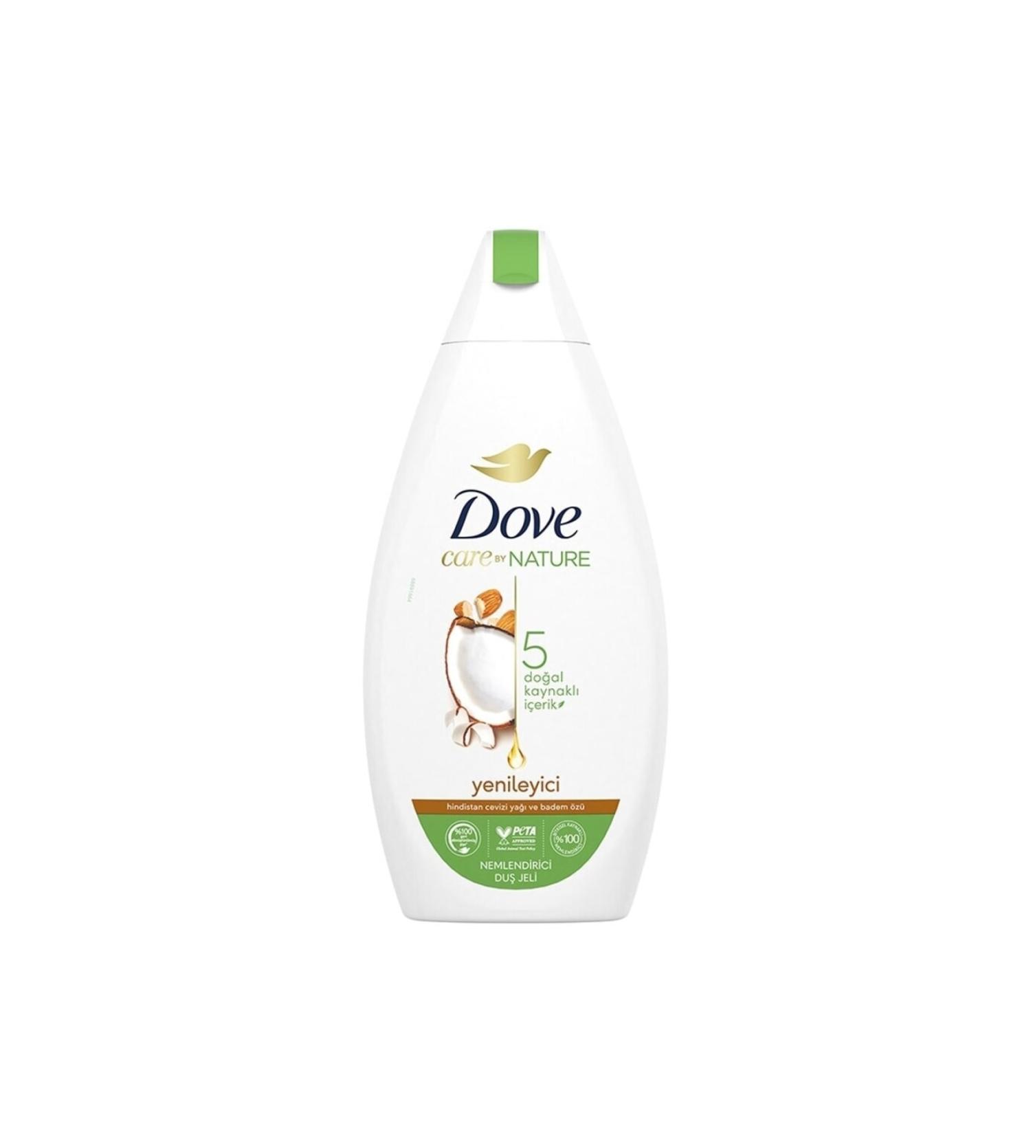 Dove Care By Nature Moisturizing Shower Gel Coconut Oil & Almond Extract Regenerating 500 Ml - Buy Online on GoSupps.com