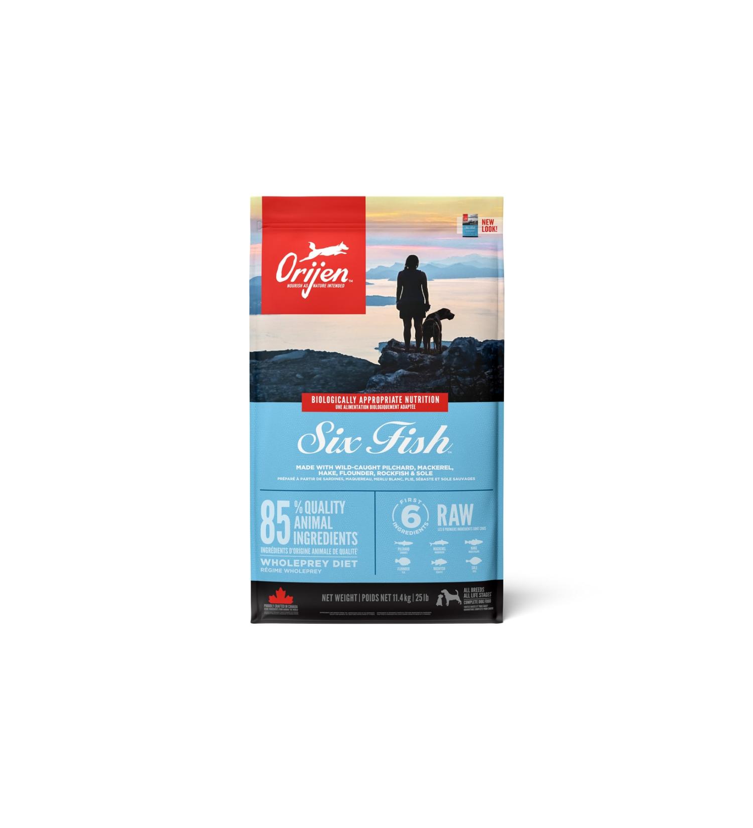 Orijen Six Fish Dog Food 11.4 Kg