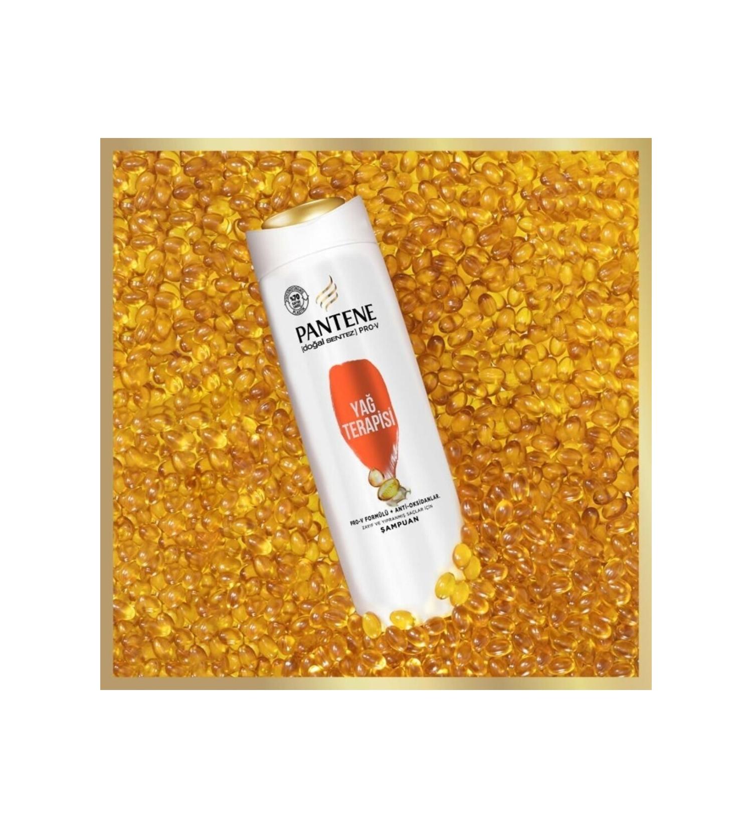 Pantene Pro-v Weak and Damaged Hair Oil Therapy Shampoo 350 Ml - Buy Online on GoSupps.com