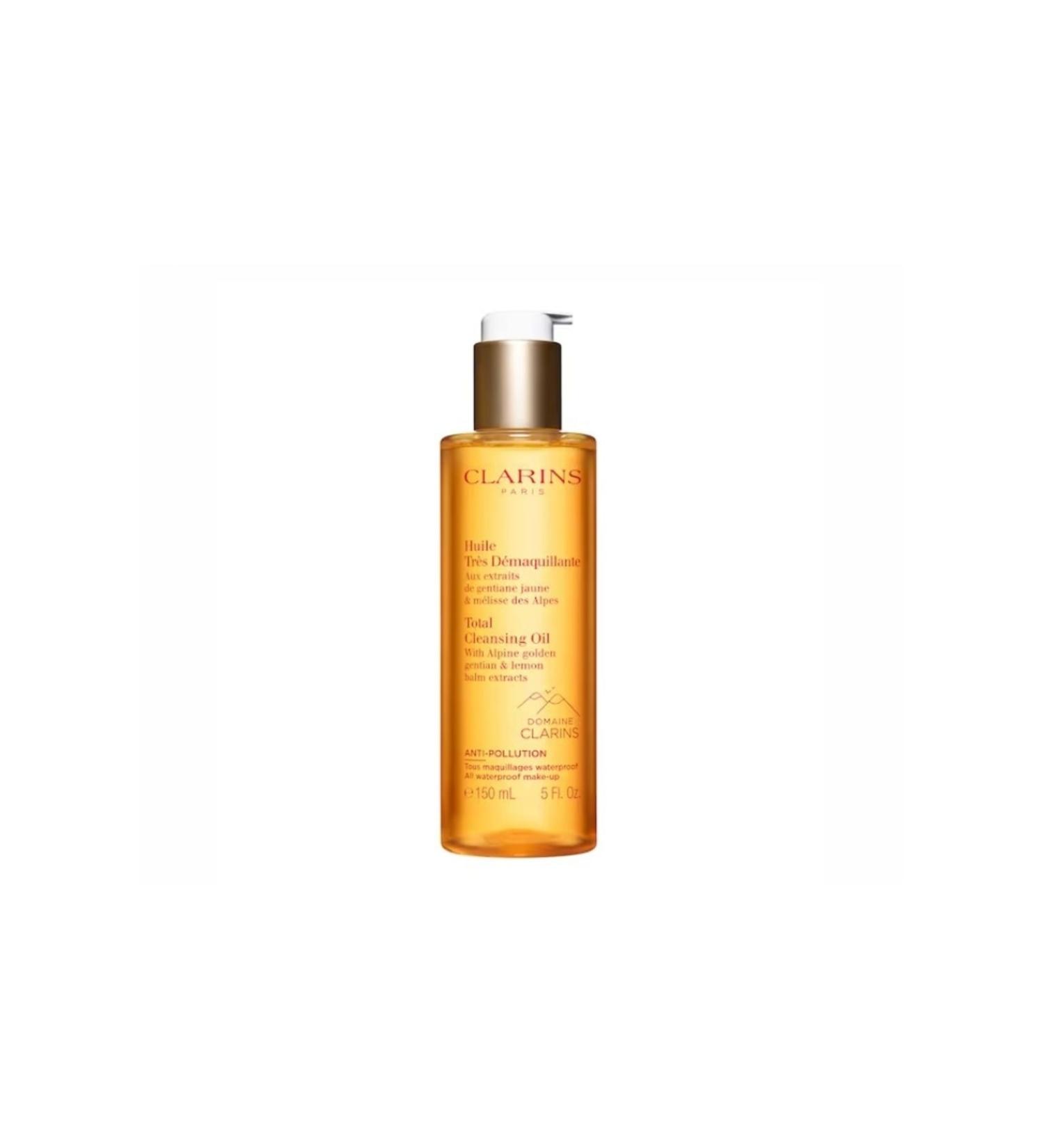 Clarins Clr Total Cleansing Oil - Make-up Remover Oil for Face Eyes and Lips 150 Ml