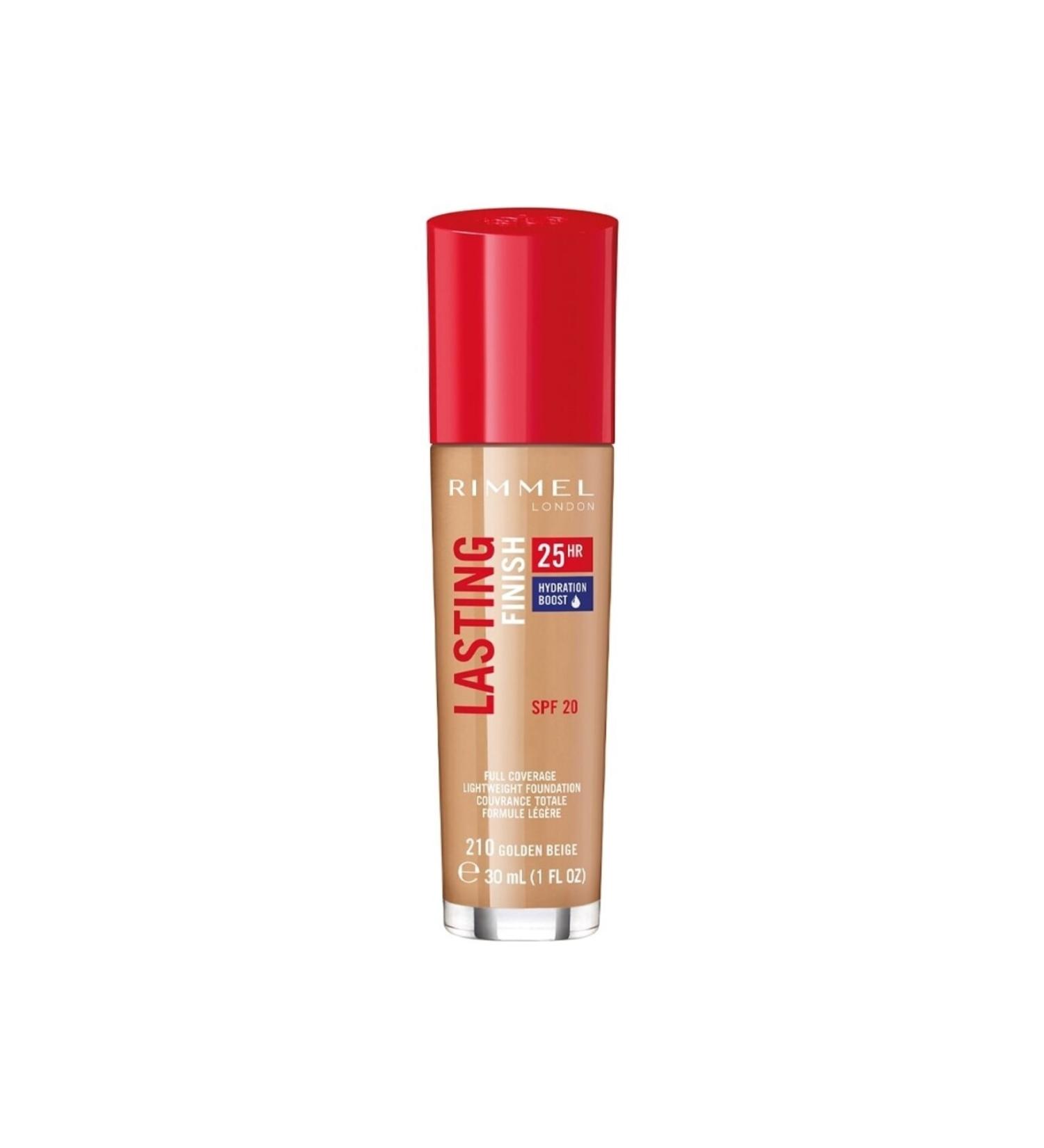 Rimmel London Lasting Finish 25 Hour Foundation Foundation 210 Golden Beige - Buy Online on GoSupps.com
