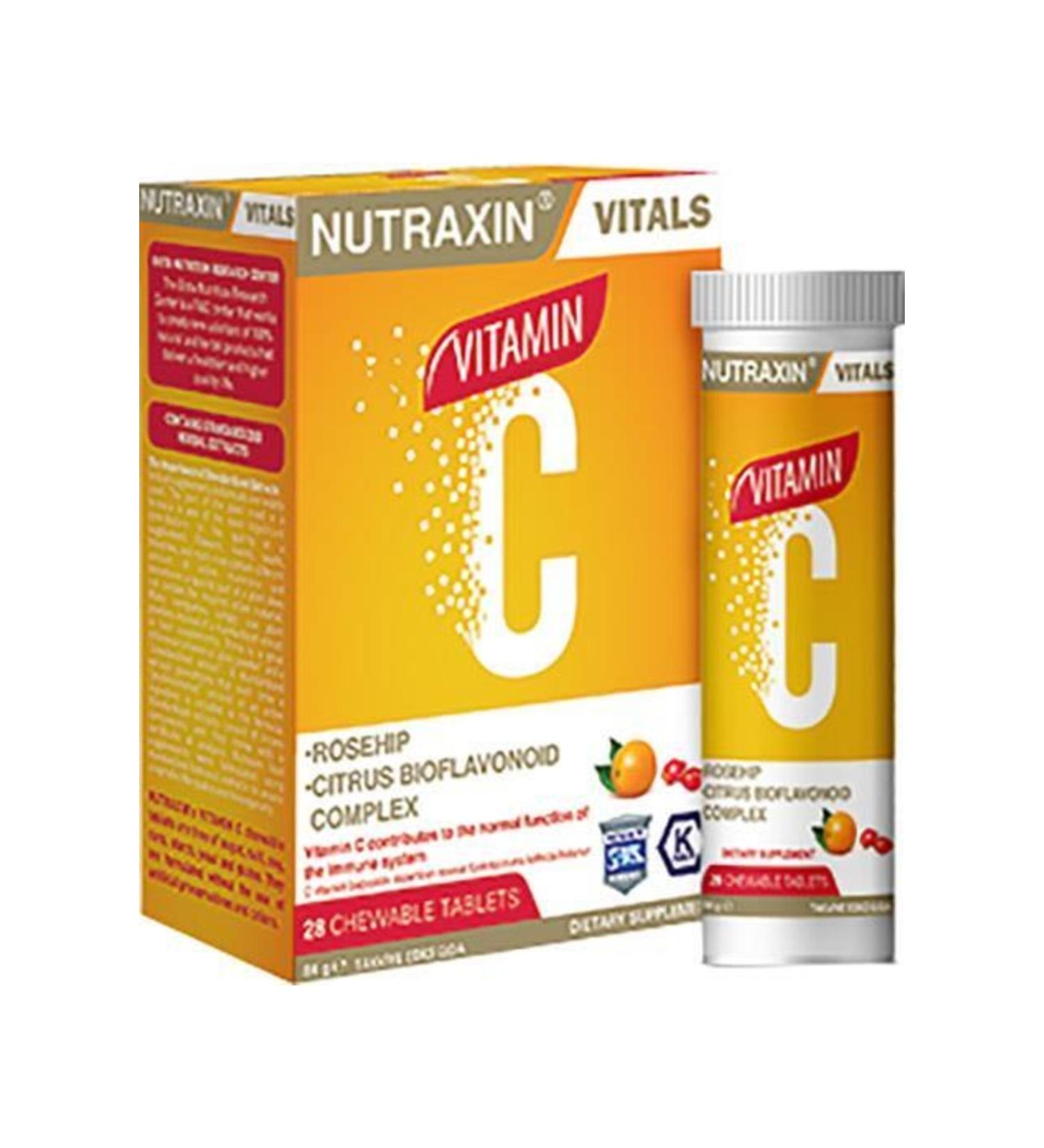 Nutraxin Vitamin C 28 Chewable Tablets