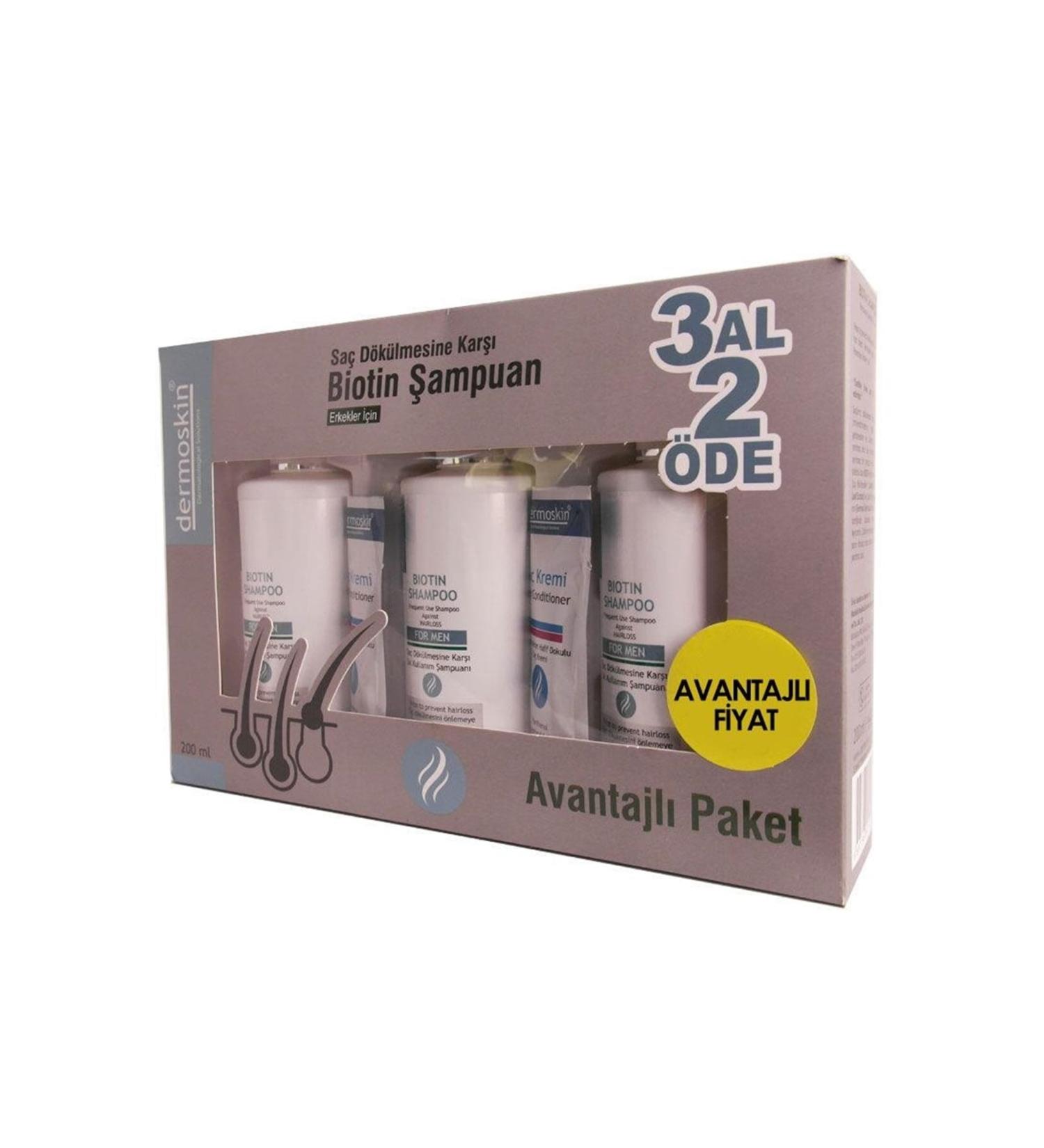 Dermoskin Biotin Anti Hair Loss Shampoo for Men