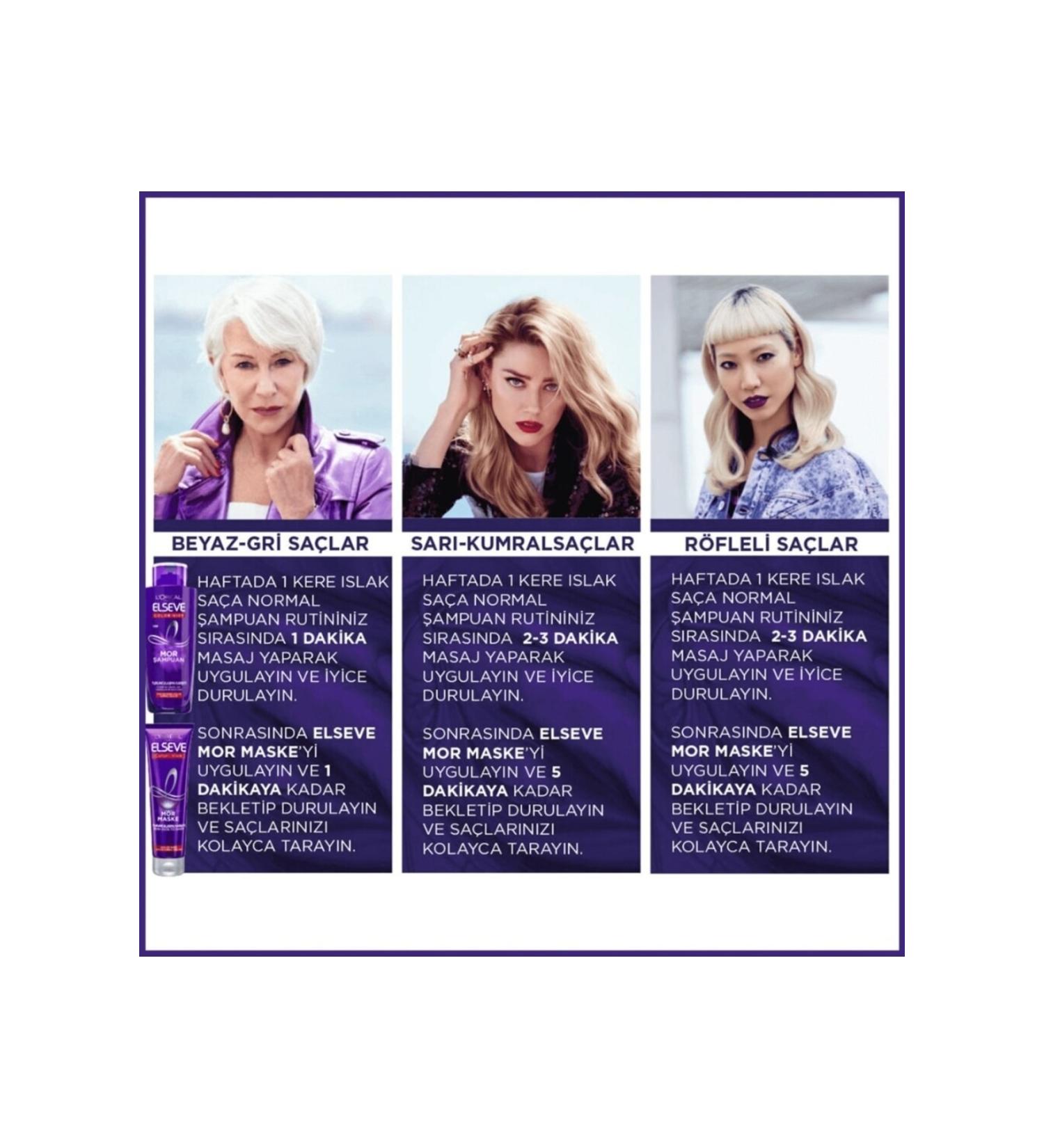 Elseve Loreal Paris Anti-Orange Purple Shampoo 200 Ml - Buy Online on GoSupps.com