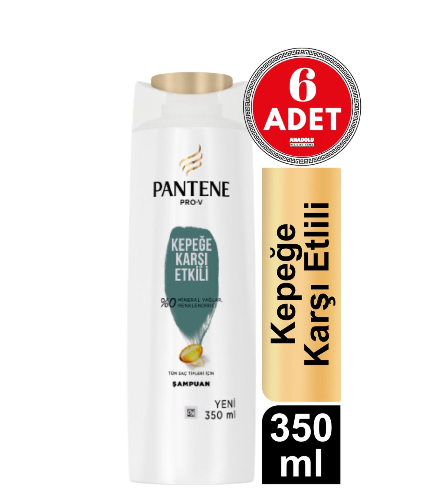 Pantene Anti-Dandruff Shampoo 350 ml 6 Pieces - Buy Online on GoSupps.com