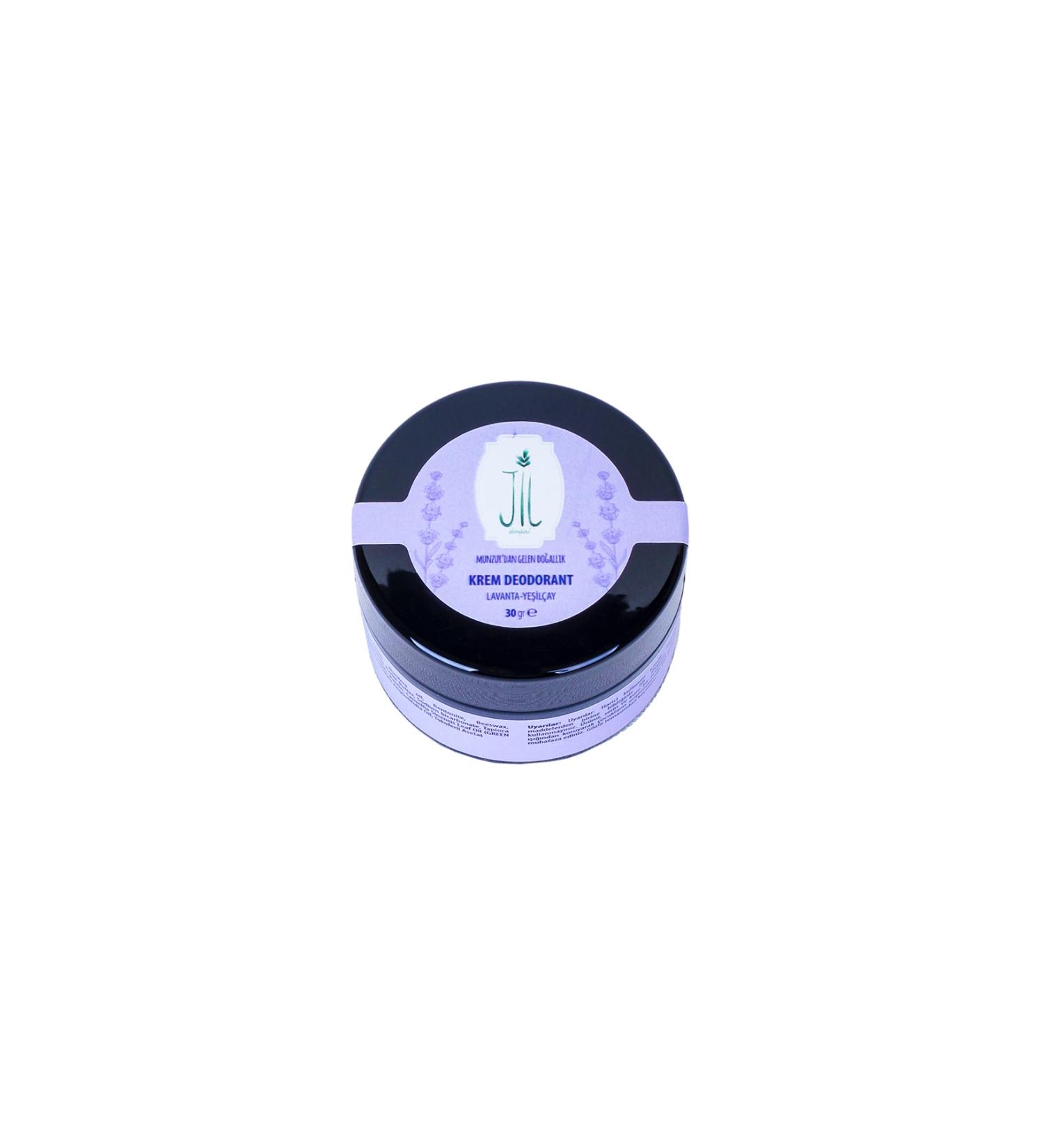 jil natural Cream Deodorant - Natural Sweat Odor Prevention Cream - Lavender & Green Tea Scented