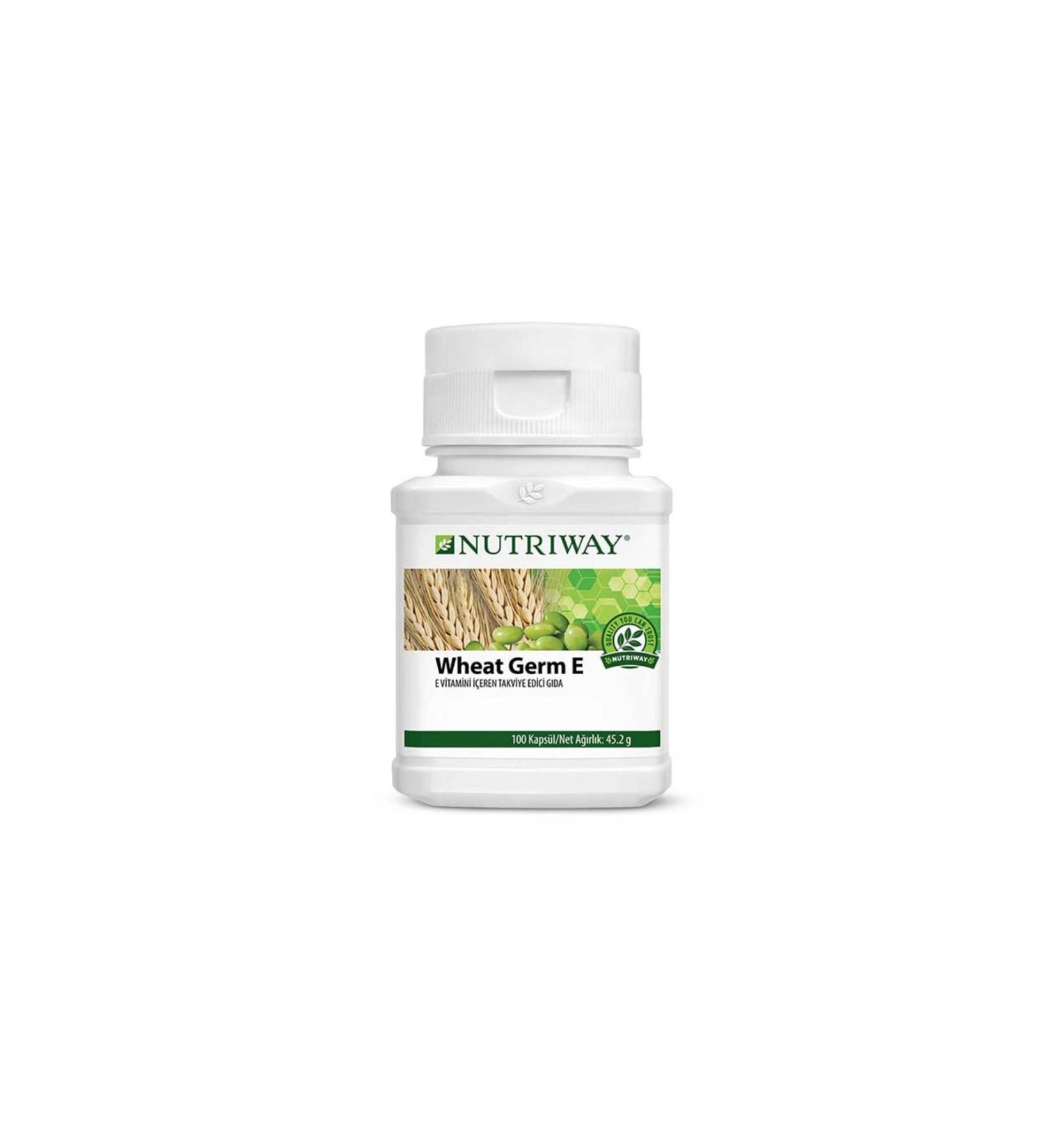 Nutriway Vitamin Wheat Germ E 100 Capsules - Buy Online on GoSupps.com