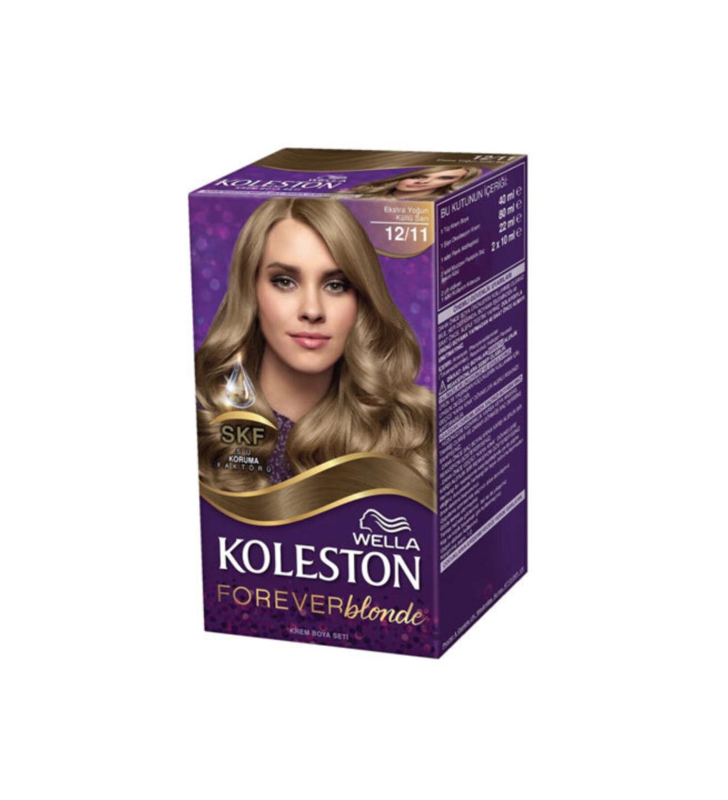 Wella Koleston Short Hair Dye 12/11 Intense Ash Blonde
