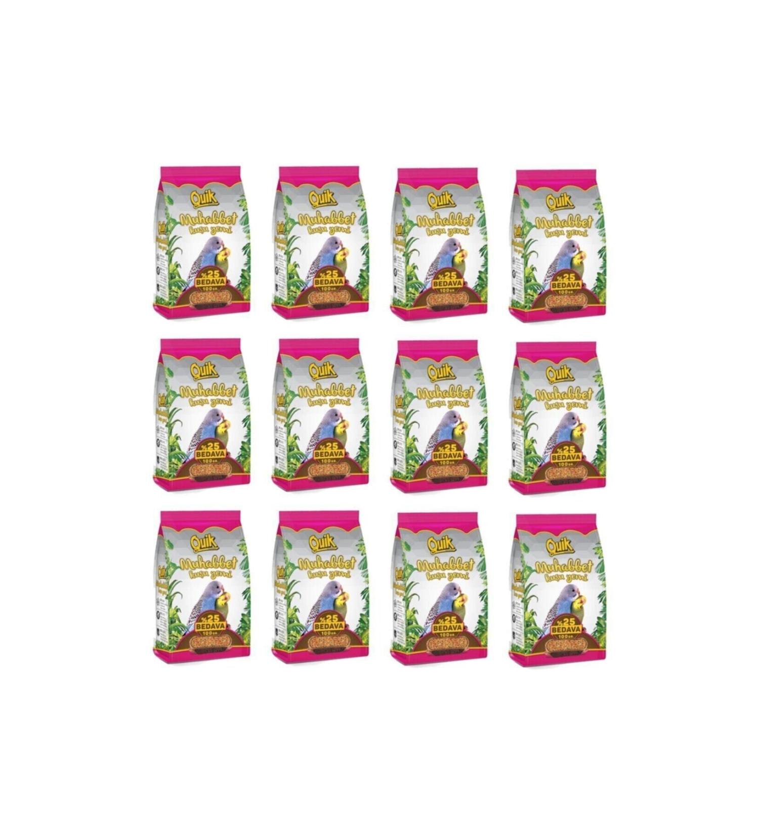 Quik Budgie Food 500 gr - 12 pieces