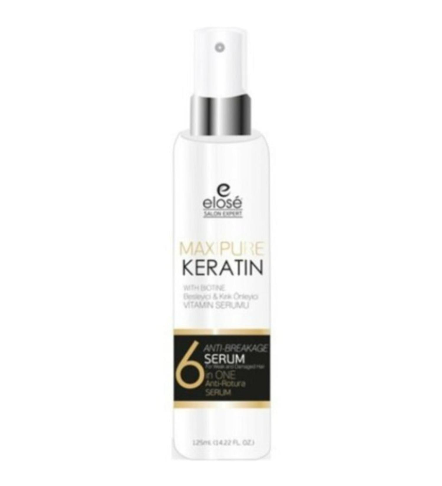 Elose Nourishing & Preventing Breakage Keratin Hair Care Serum (MILK) 125 ml