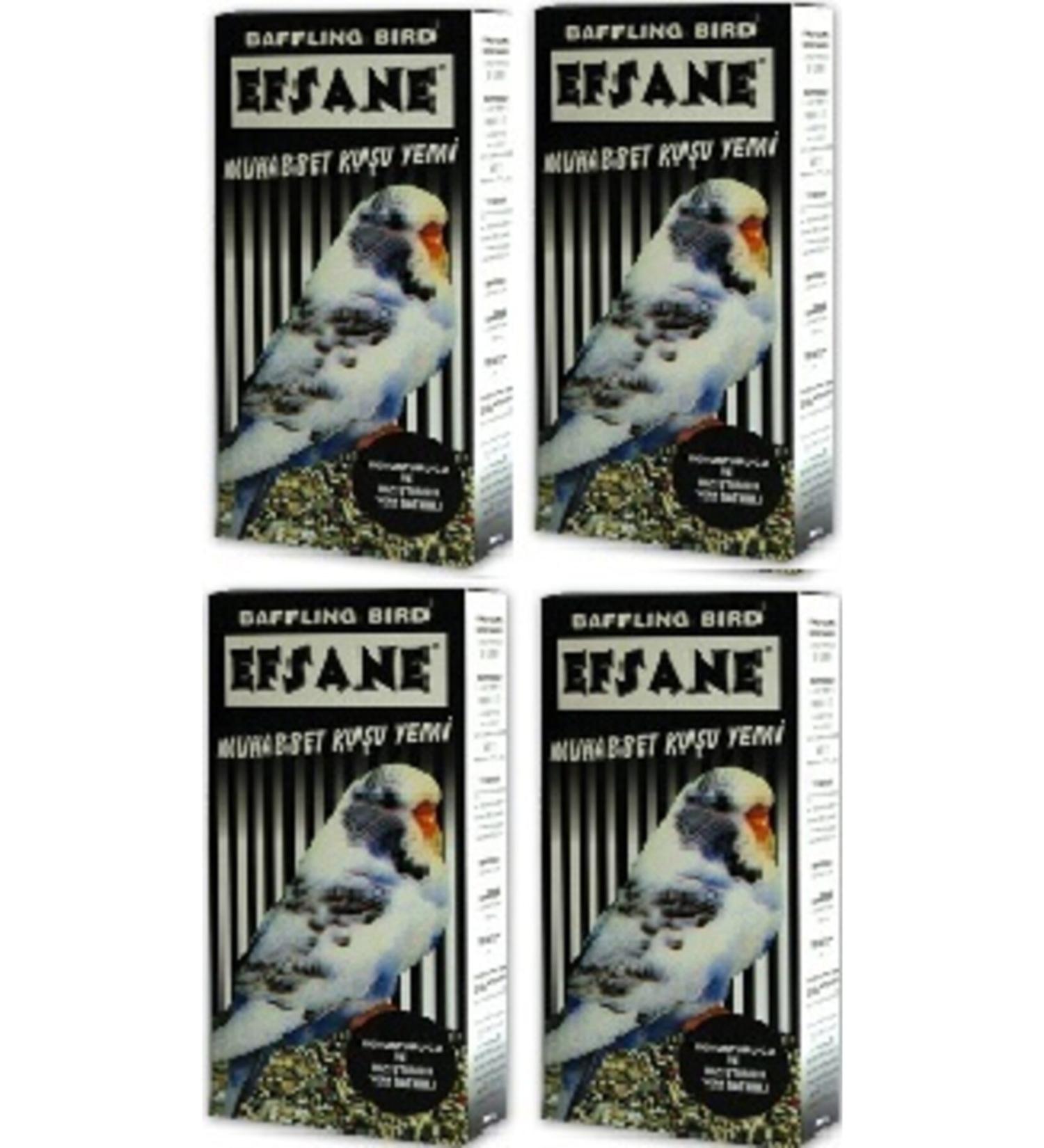 Legendary Fan Budgie Bird Food 250 Gr * 4 Pieces (1 Kg)