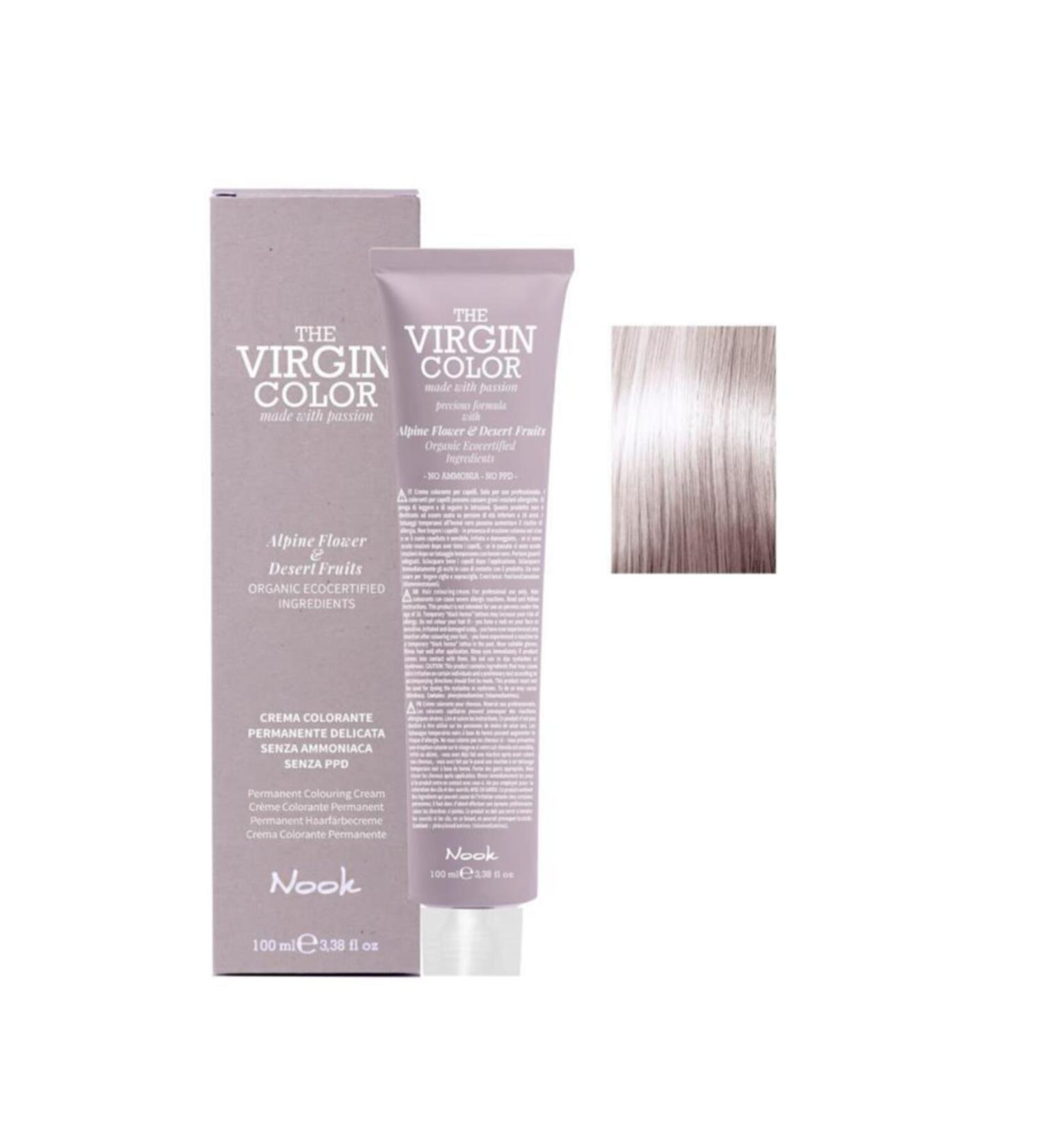 Nook The Virgin Color Ammonia Free Hair Dye 12.7 Super Lightening Sand 100 ml