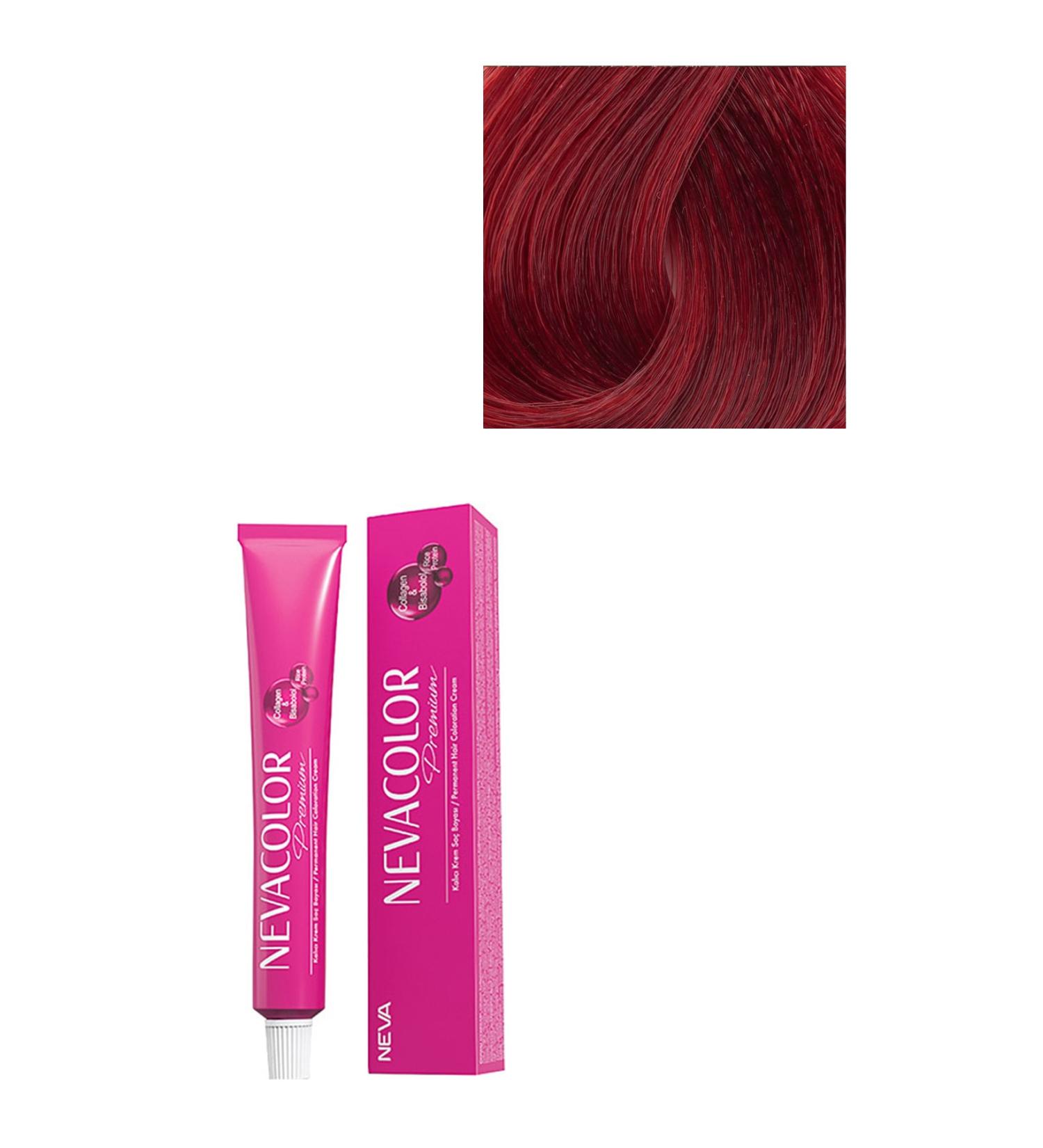 Neva Color Premium Permanent Hair Dye Love Flame 7.66