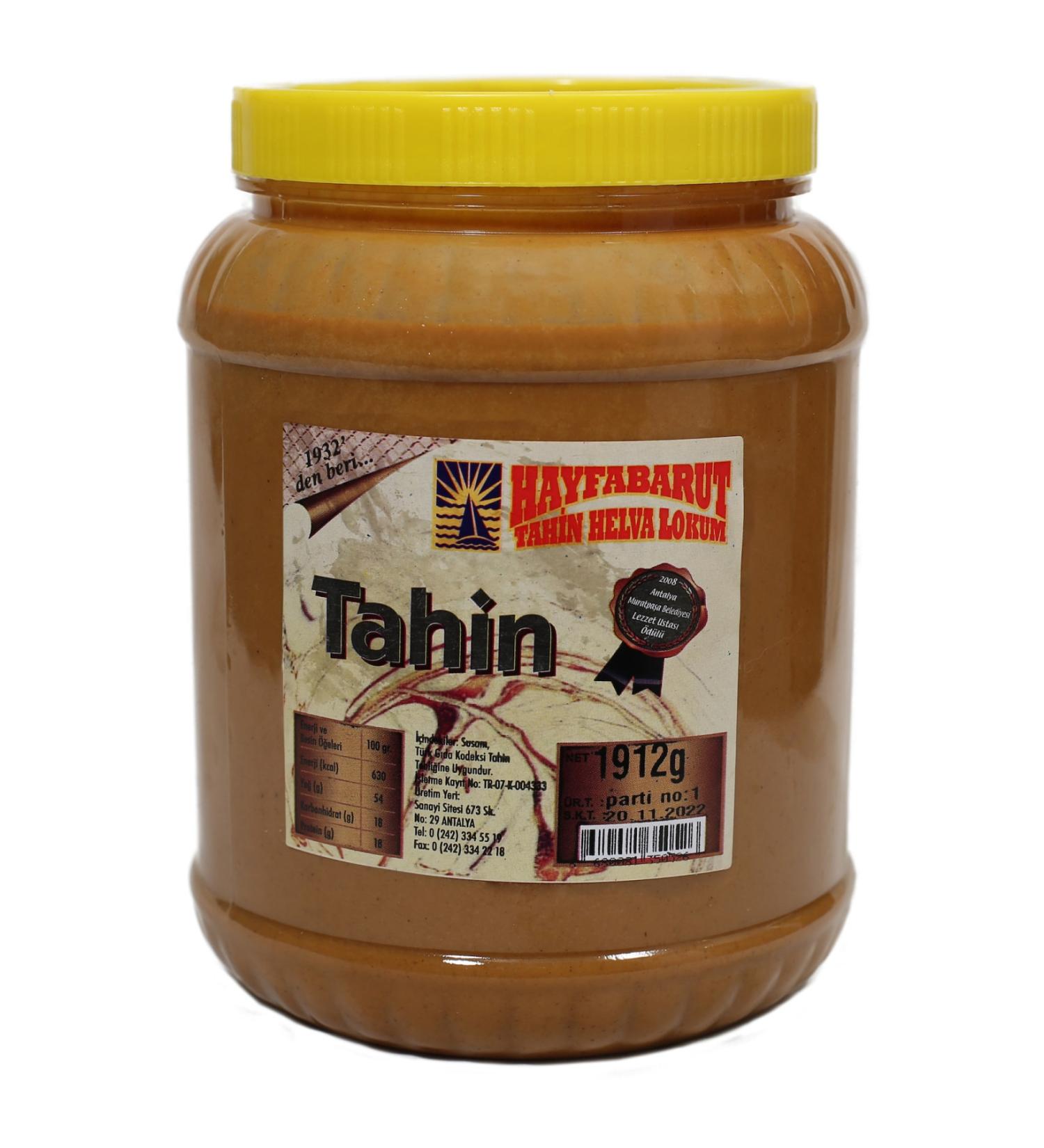 Hayfabarut Stone Mill Tahini Double Roasted 1912gr