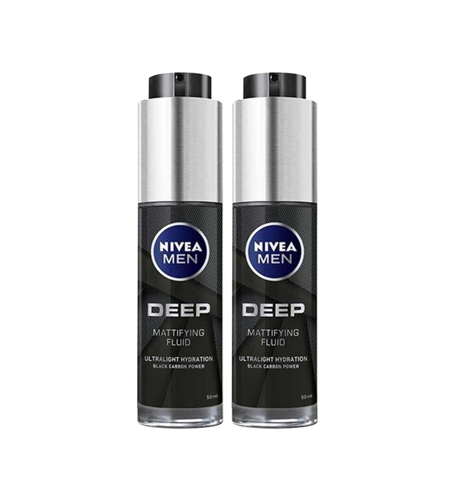 NIVEA Men Deep Dimension Matte Effect Moisturizing Cream 50ml X 2 Pieces