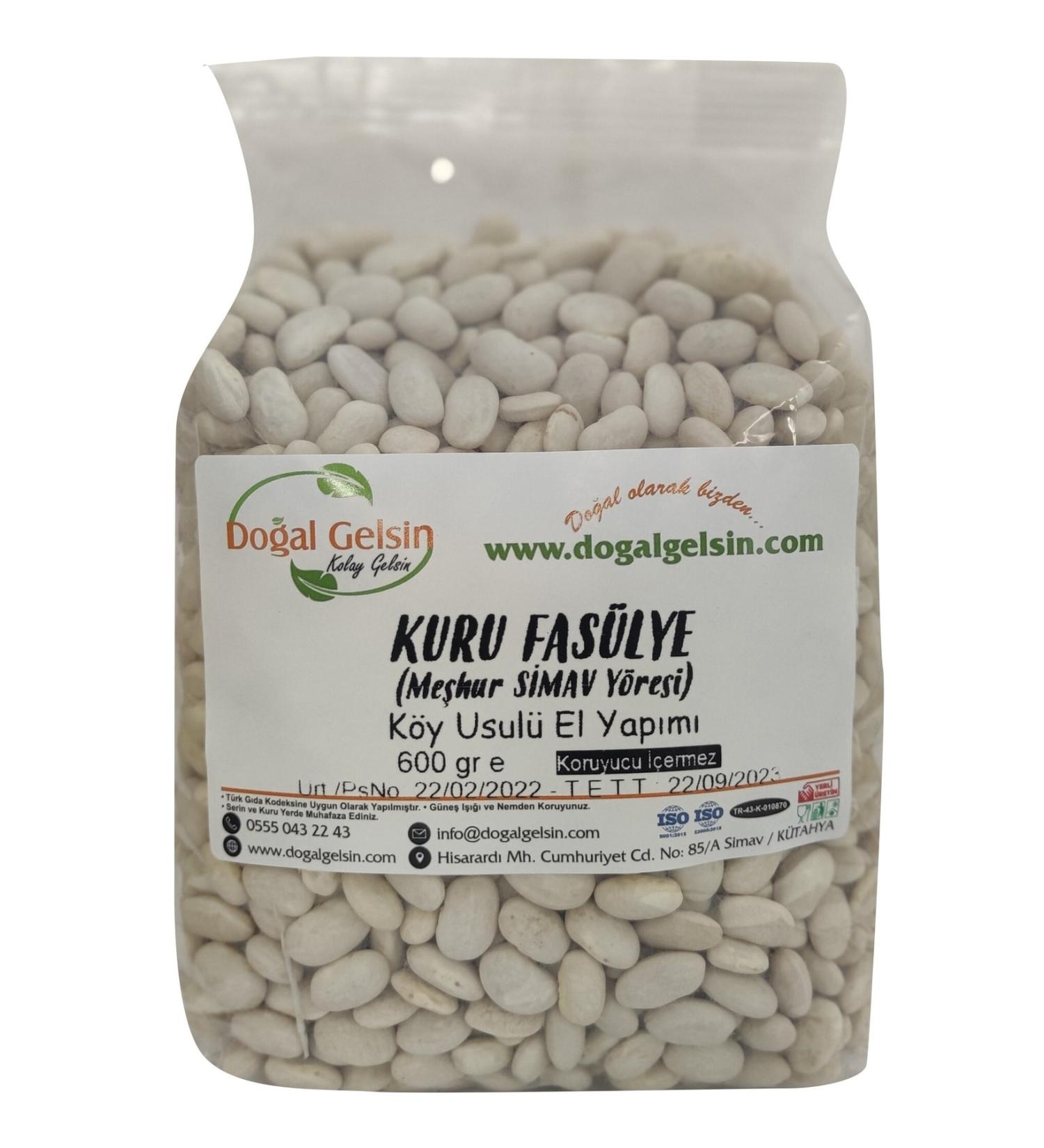 Naturally from Simav Good Luck Famous Simav Region Dry Beans - 600 Gr