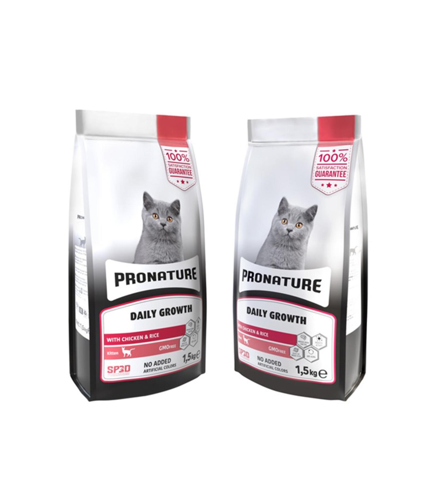 pronature 1.5kg X 2 Pack Chicken and Rice Kitten Food (total 3kg)