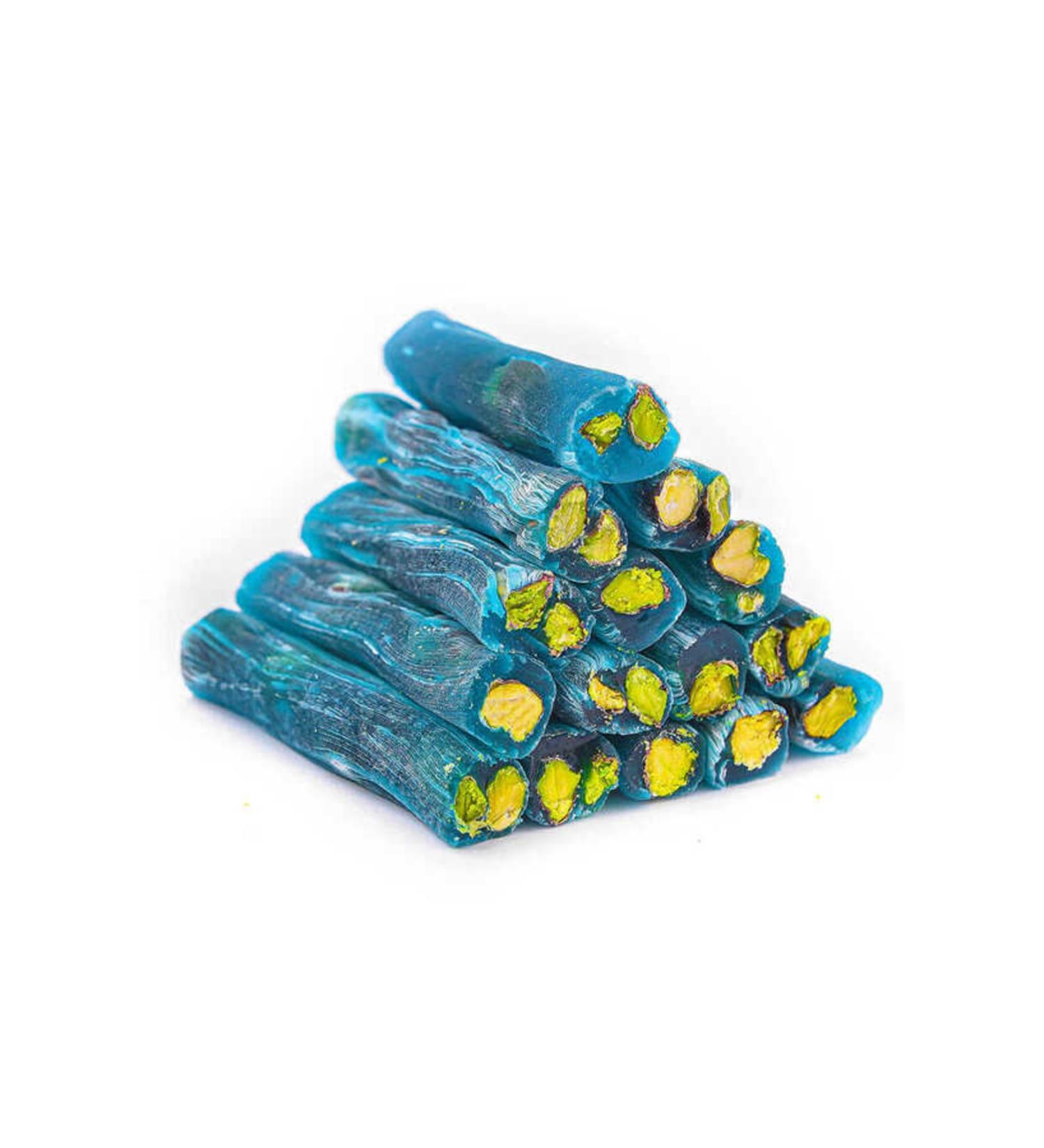 TAZE7 Blue Italian Caramel Thin Wick Turkish Delight 300 Gr - Buy Online on GoSupps.com