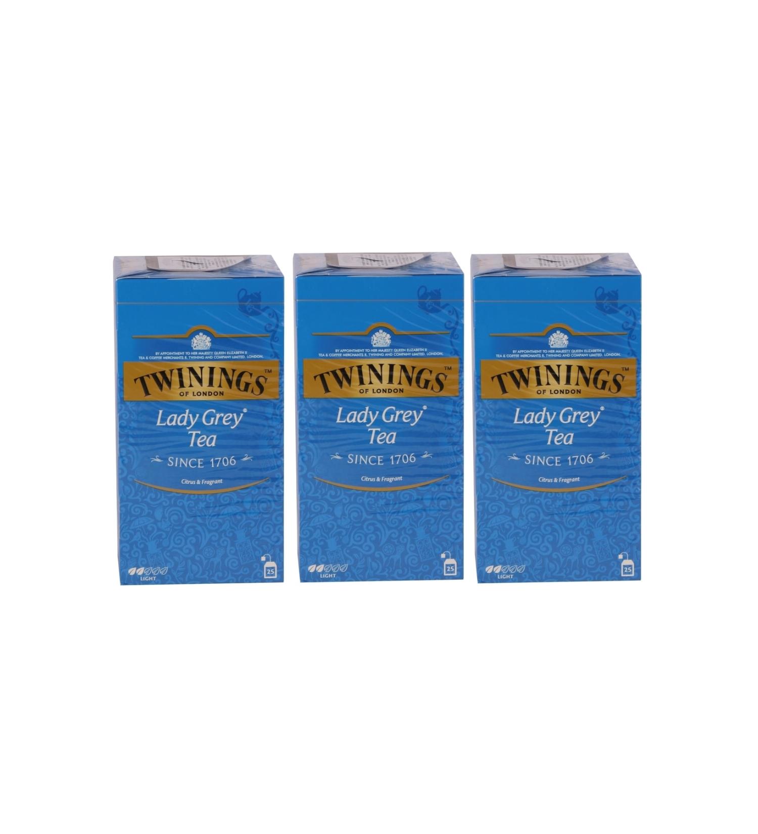 Twinings Lady Grey Tea 25 Pack X 3