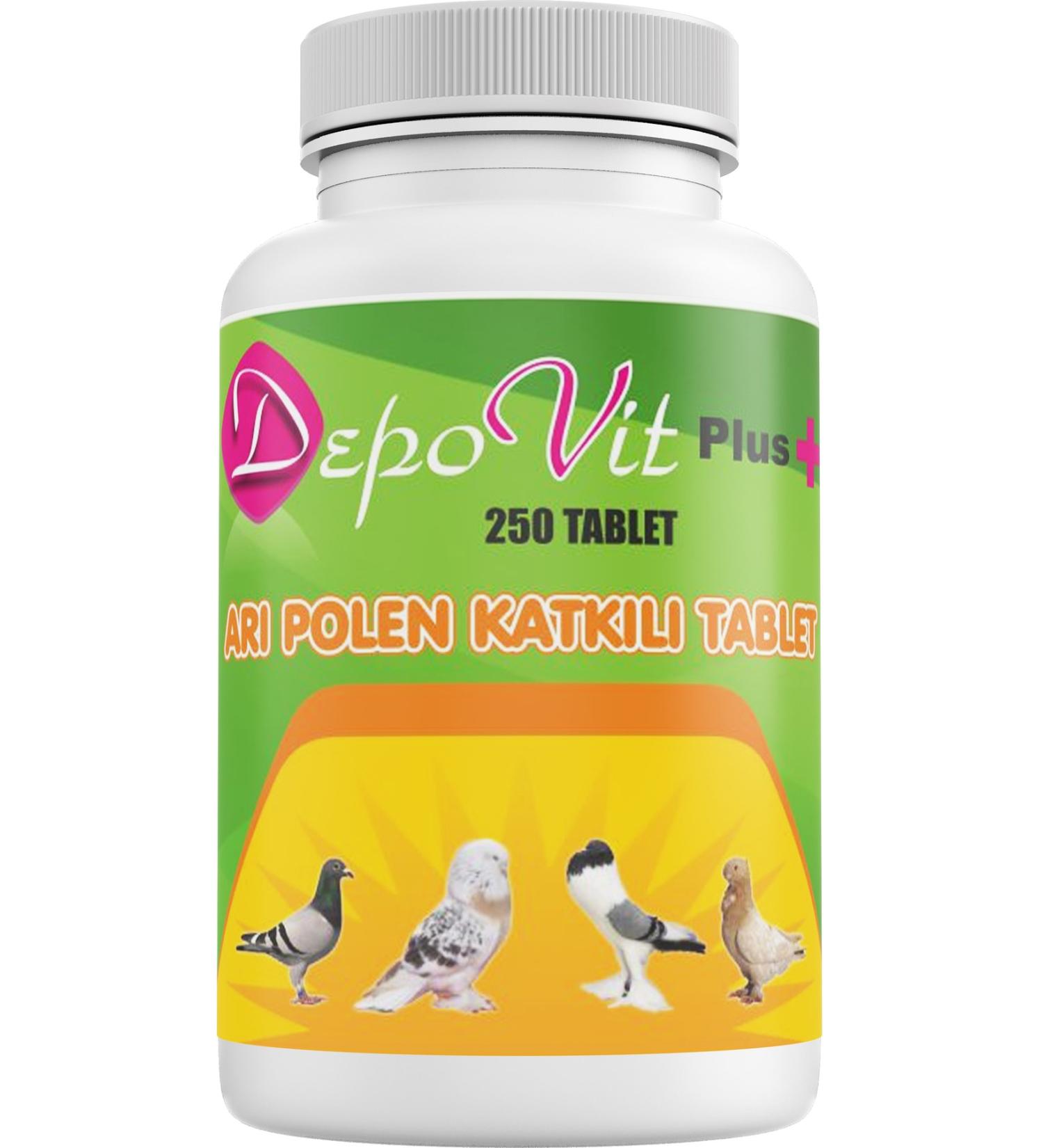 DEPOVIT Plus+ Bee Pollen Additive Tablets 250 pcs