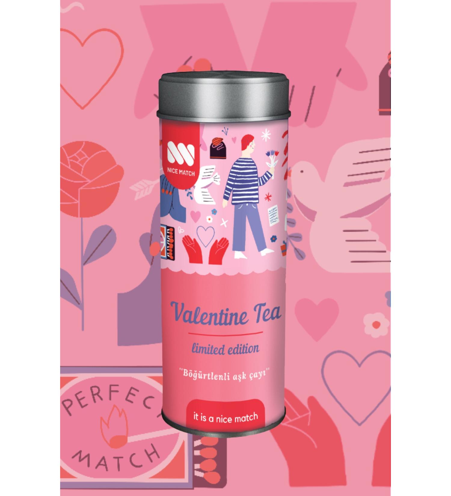 Nice Match Valentine Tea Limited Edition - Blackberry Love Tea 50 gr - Buy Online on GoSupps.com