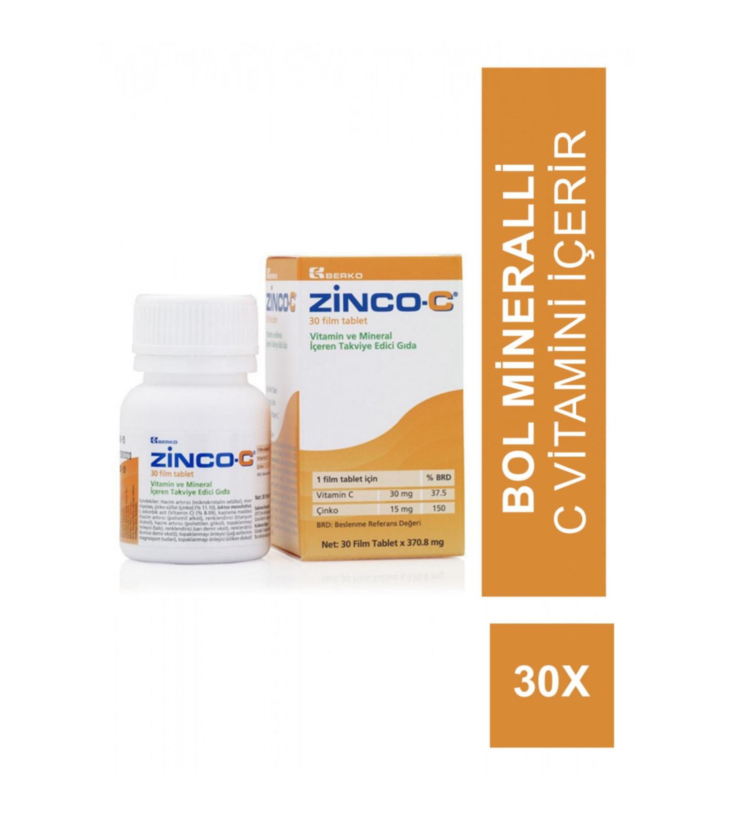 Zinco-C 15 Mg 30 Tablet