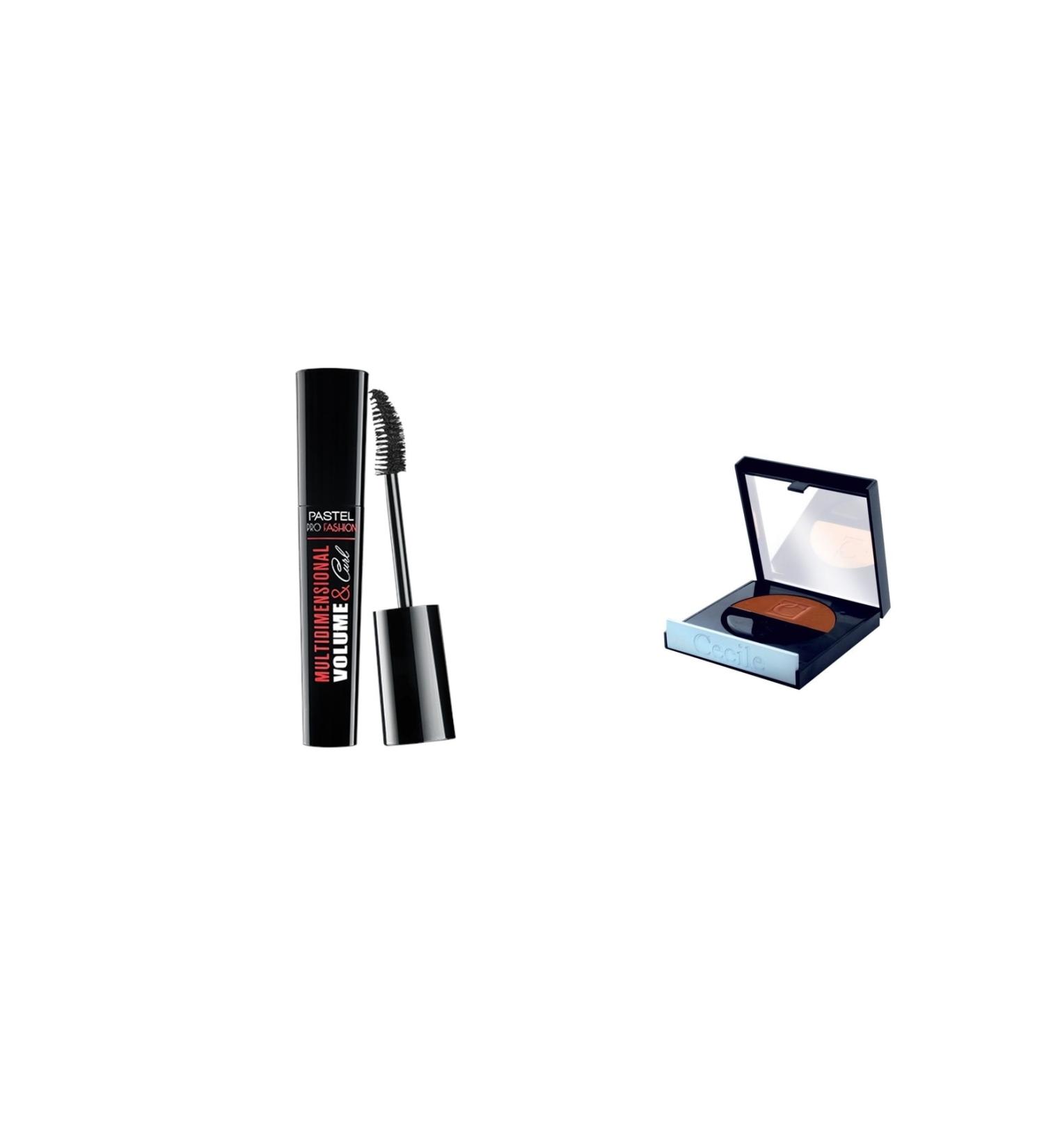 Pastel Profashion Multidimentional Volume Curl Mascara + Cecile Blush