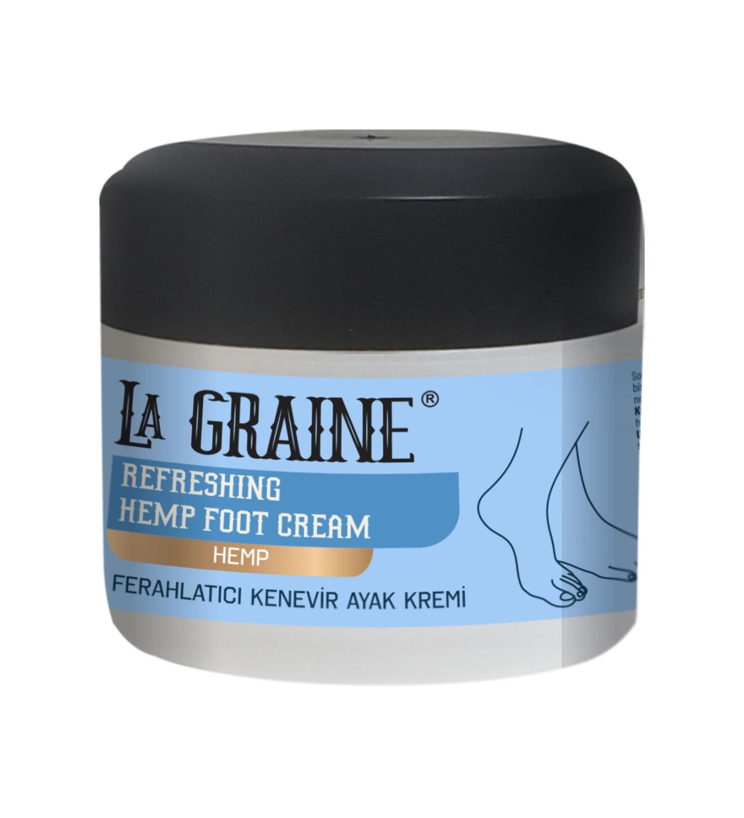 LA GRAINE Refreshing Hemp Foot Cream 50 ml