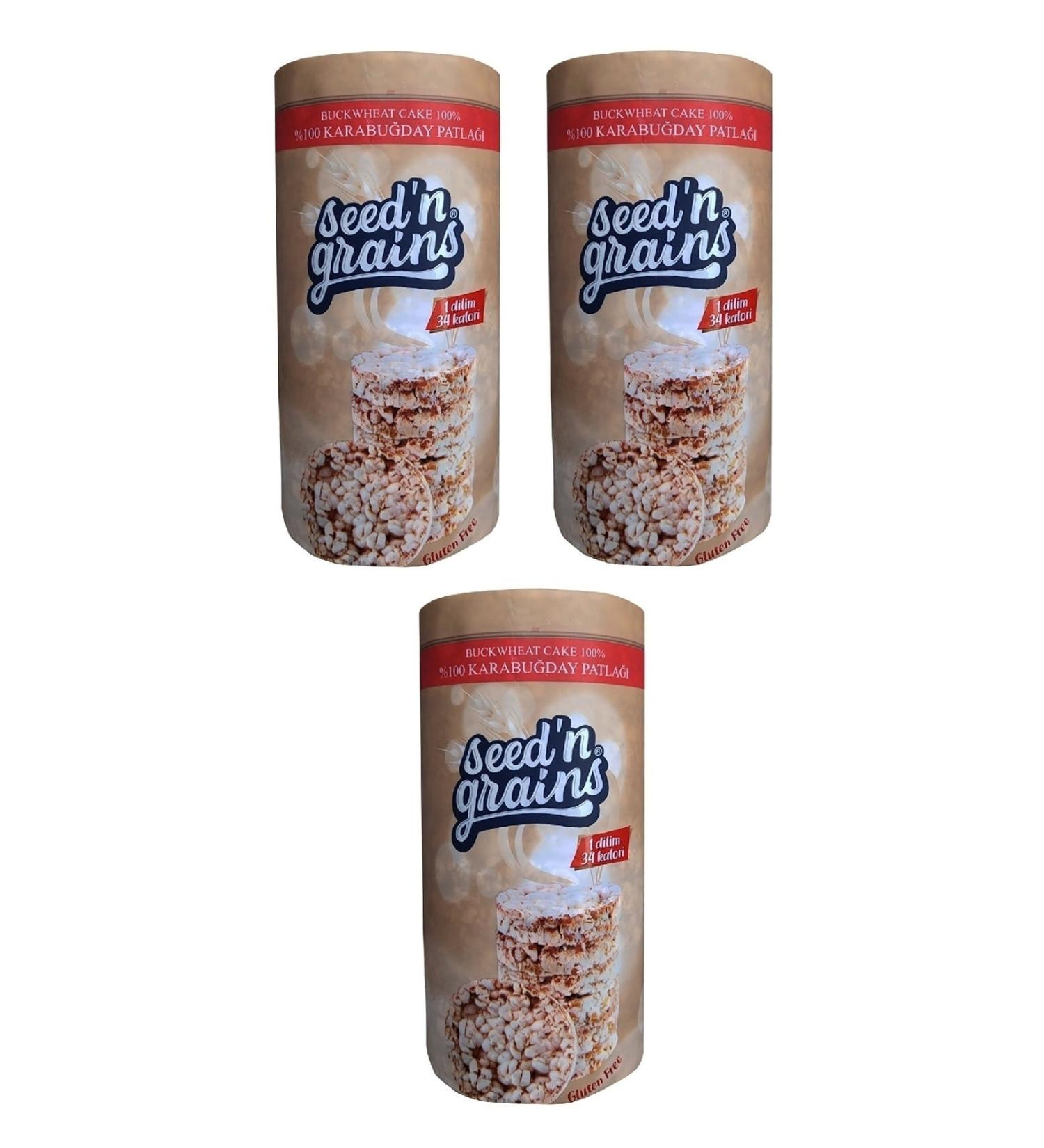 Seed'n Grains Gluten-Free Buckwheat Flakes 125 Gr 3 Pieces - Buy Online on GoSupps.com