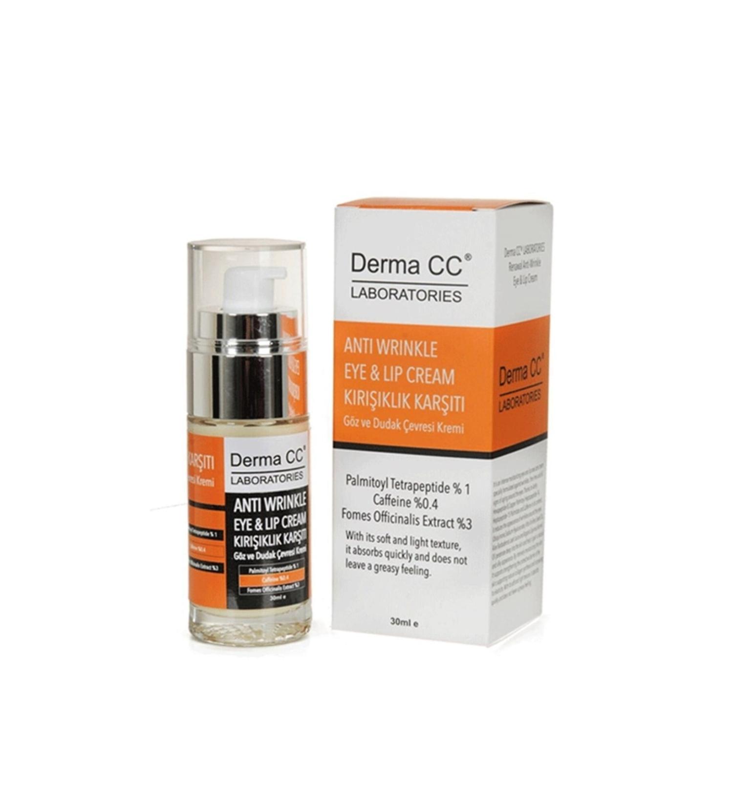 Derma CC LABORATORIES Derma Cc Anti-Wrinkle Eye & Lip Cream 30 Ml