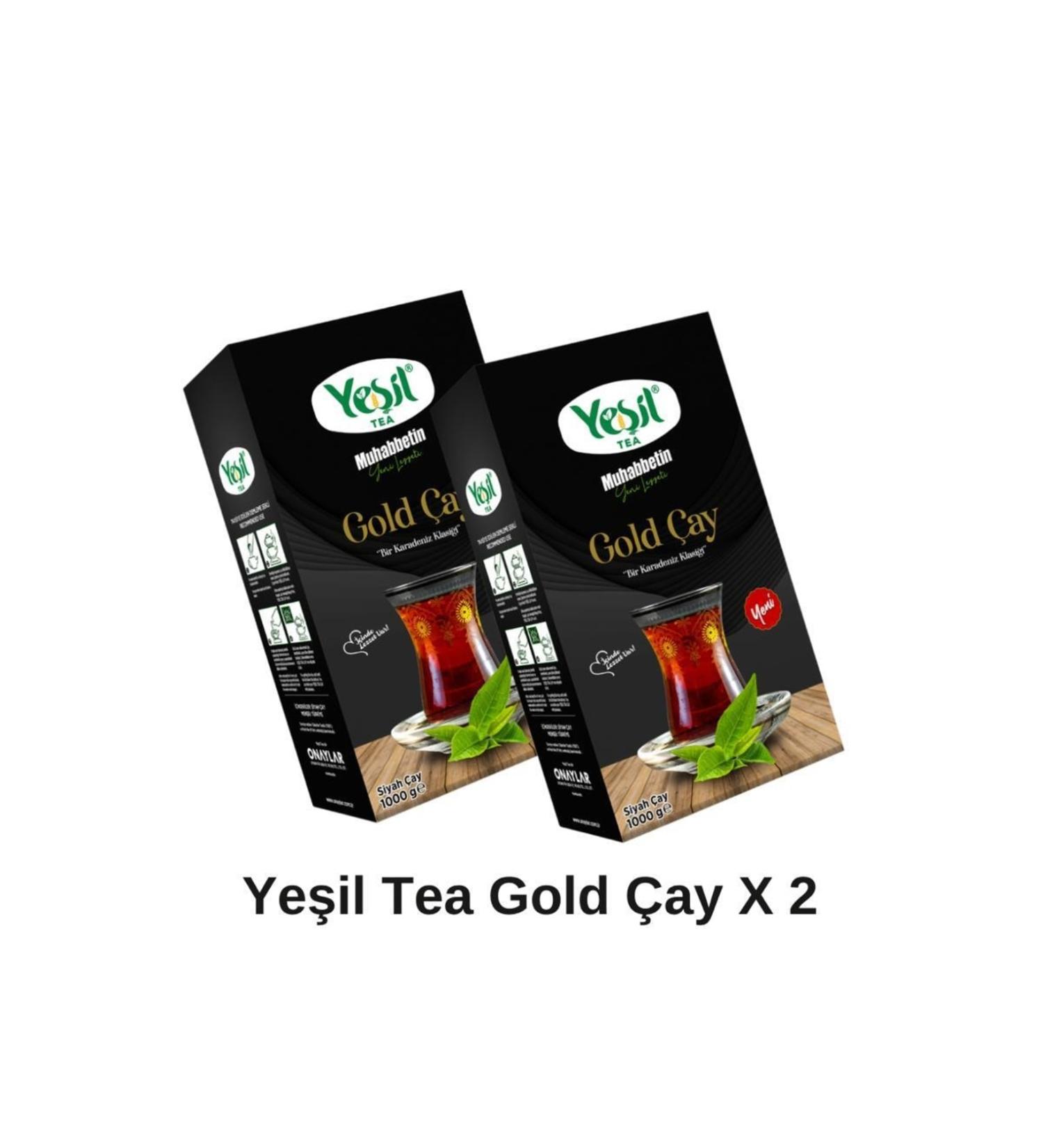 GREEN MERSIN PULSES Green Mersin Gold Tea 1 kg X 2