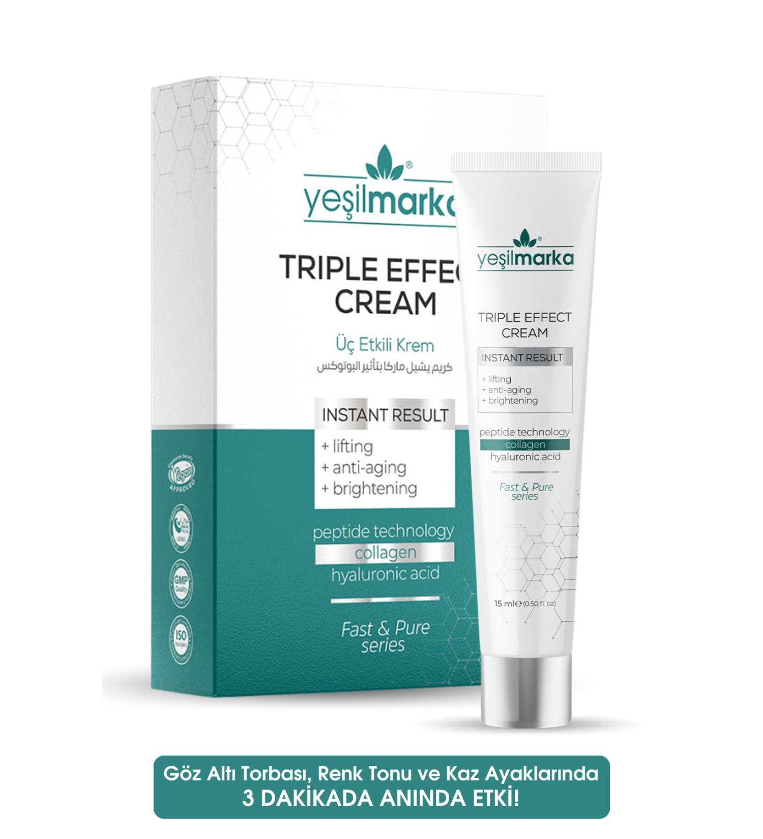 yesilmarka Triple Effect Cream (lifting Anti Aging Brightening) Botox Whitening - Buy Online on GoSupps.com