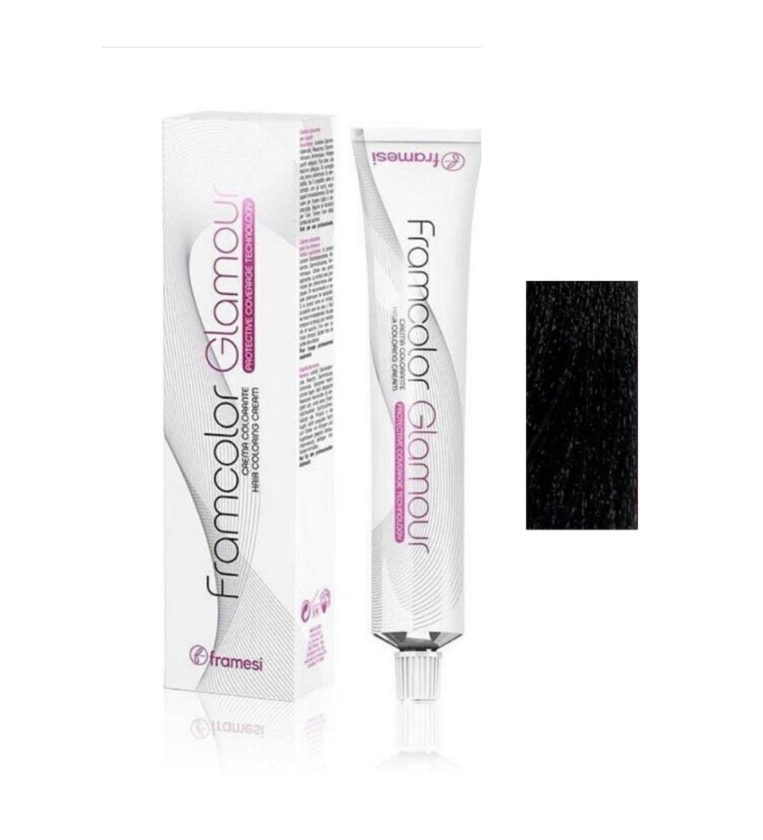 FRAME Glamour 4.12 Natural Ash Medium Chestnut Hair Dye 100 Ml